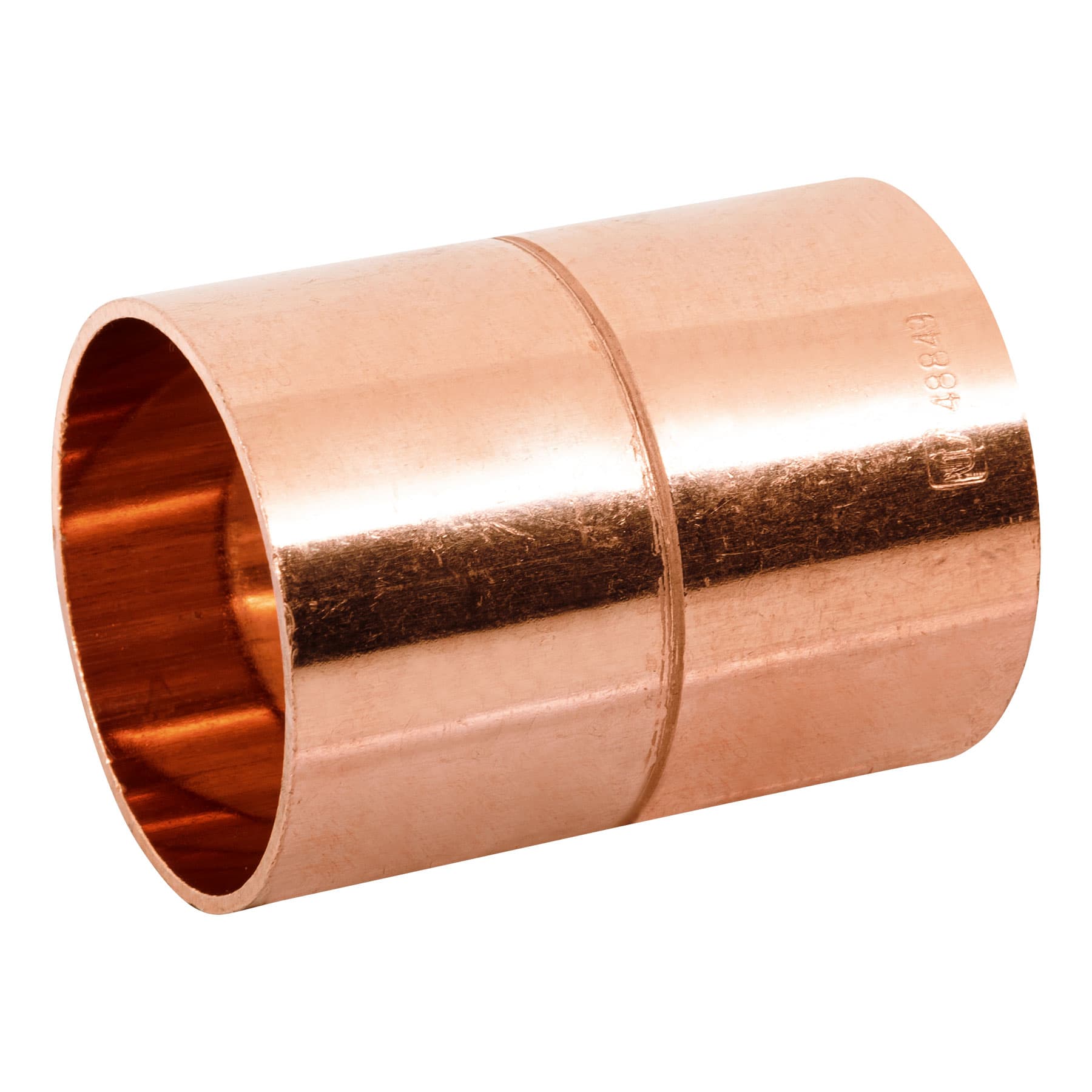Cople de cobre 1-1/2", con ranura, Foset, CC-265, 48849