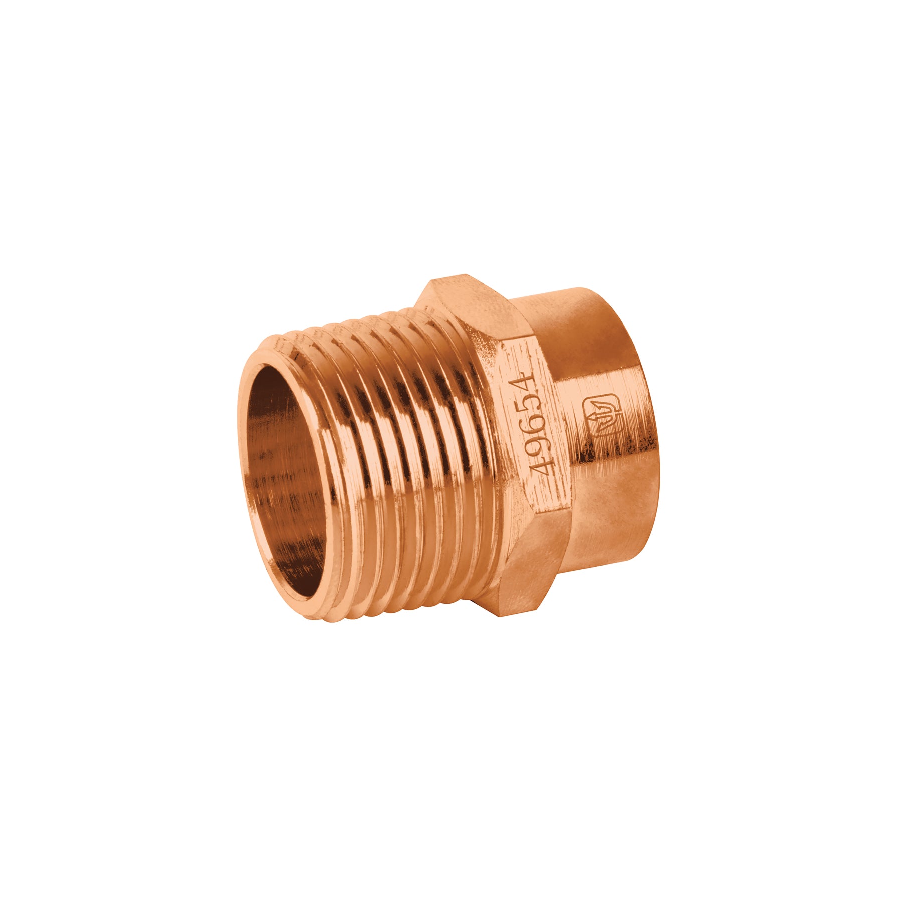Conector de cobre, rosca exterior 3/4", Foset, CC-612, 49654