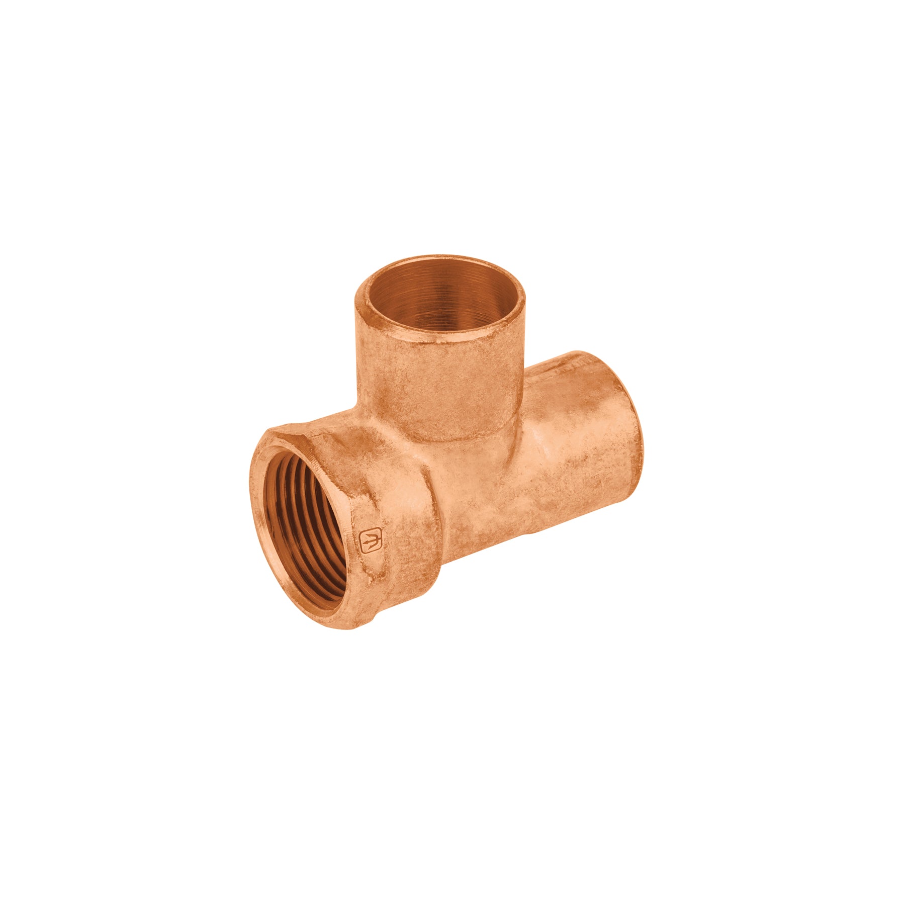 Tee de cobre rosca interior lateral 3/4", Foset, CC-712, 48888