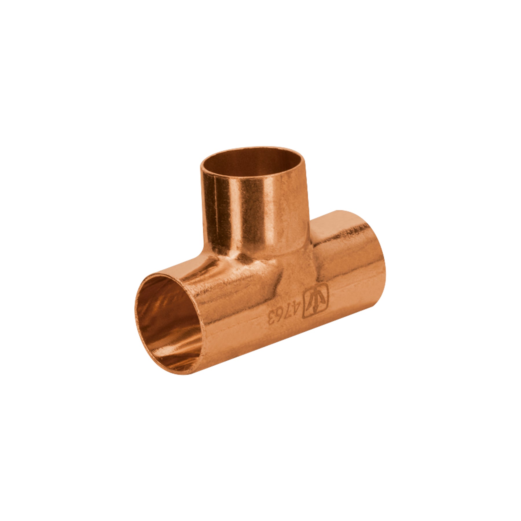 Tee sencilla de cobre 1/2" BASIC, Foset, CC-761B, 47637