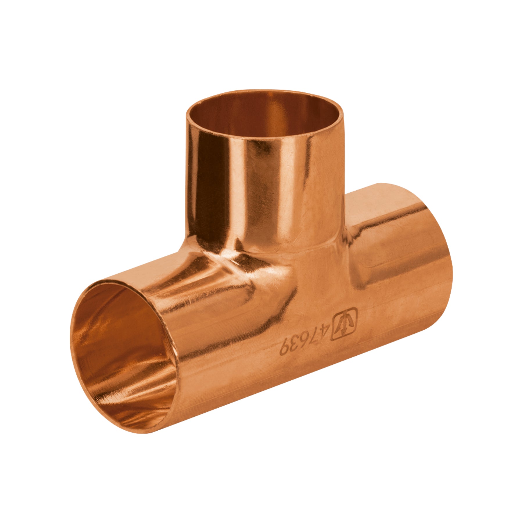 Tee de cobre sencilla de 1", Foset Basic