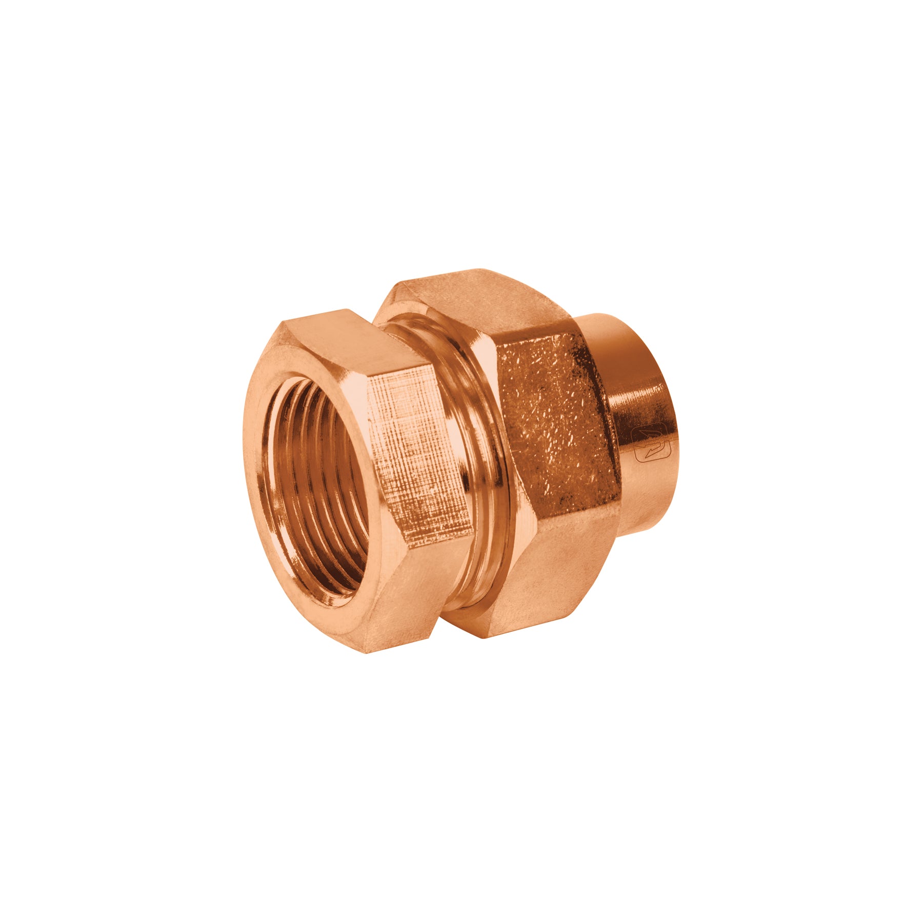 Tuerca unión latón cobrizado 3/4" rosca interior, Foset, CC-982, 48883