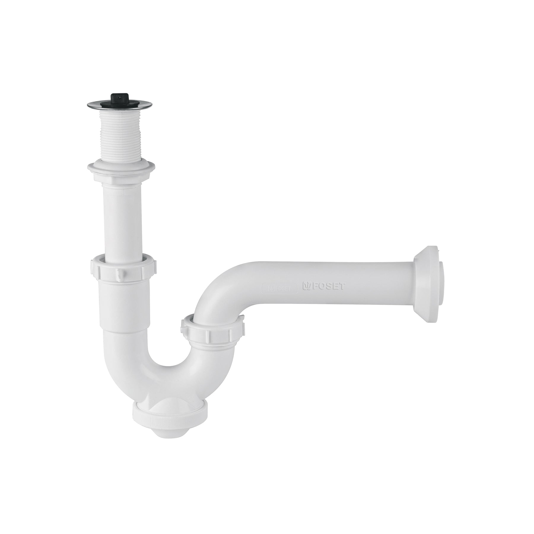 Céspol rígido de ABS con contra, para lavabo, Foset, CE-234, 49508