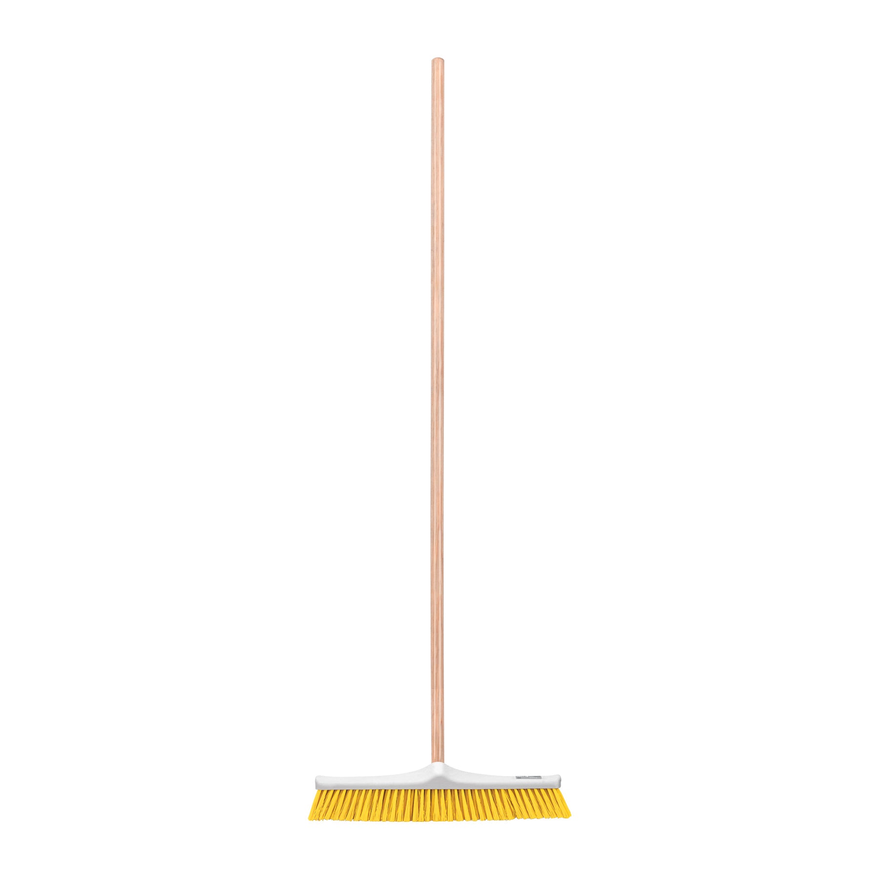Cepillo industrial cerda suave de 56 cm, bastón de madera