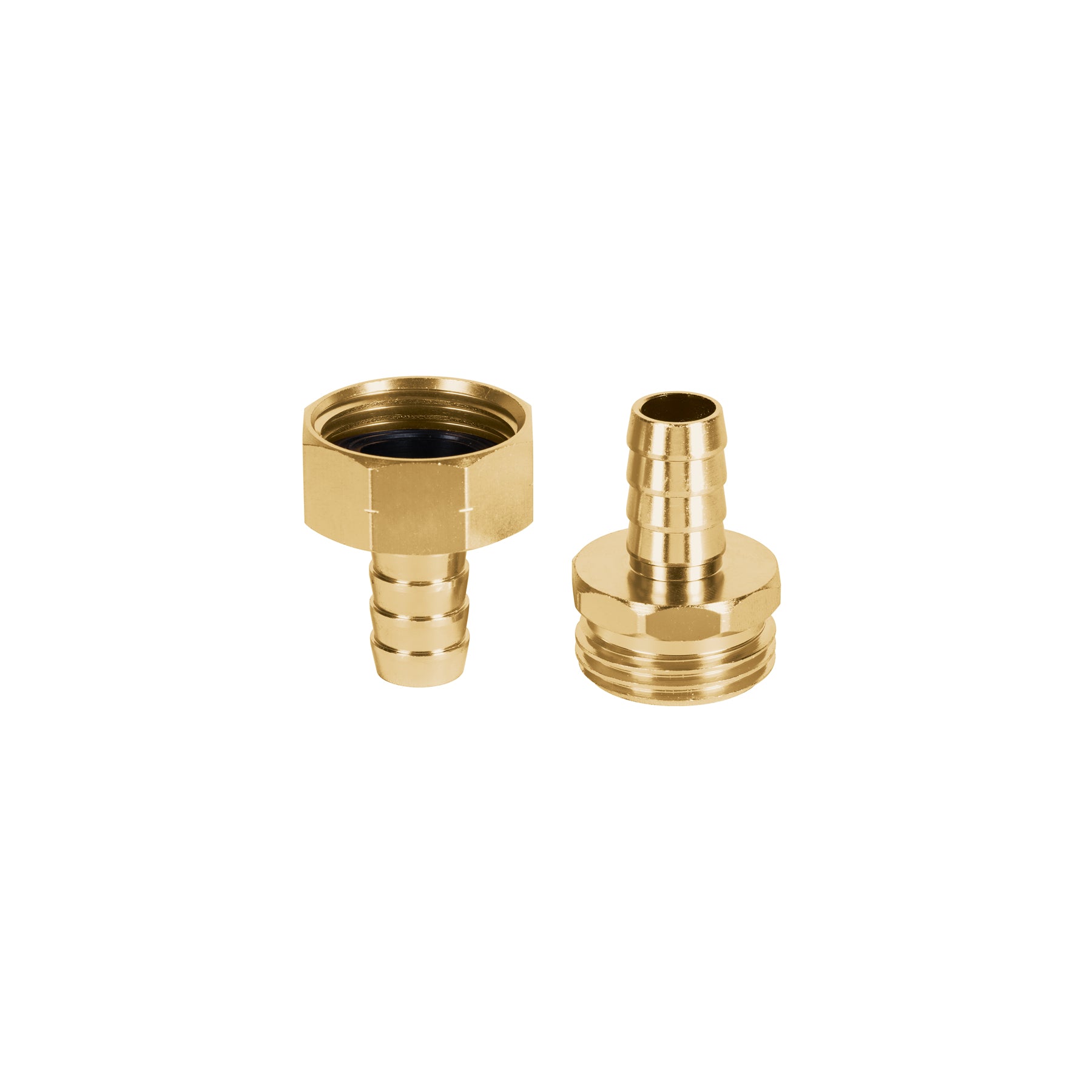 Juego de conectores 1/2" macho/hembra de aluminio, Truper