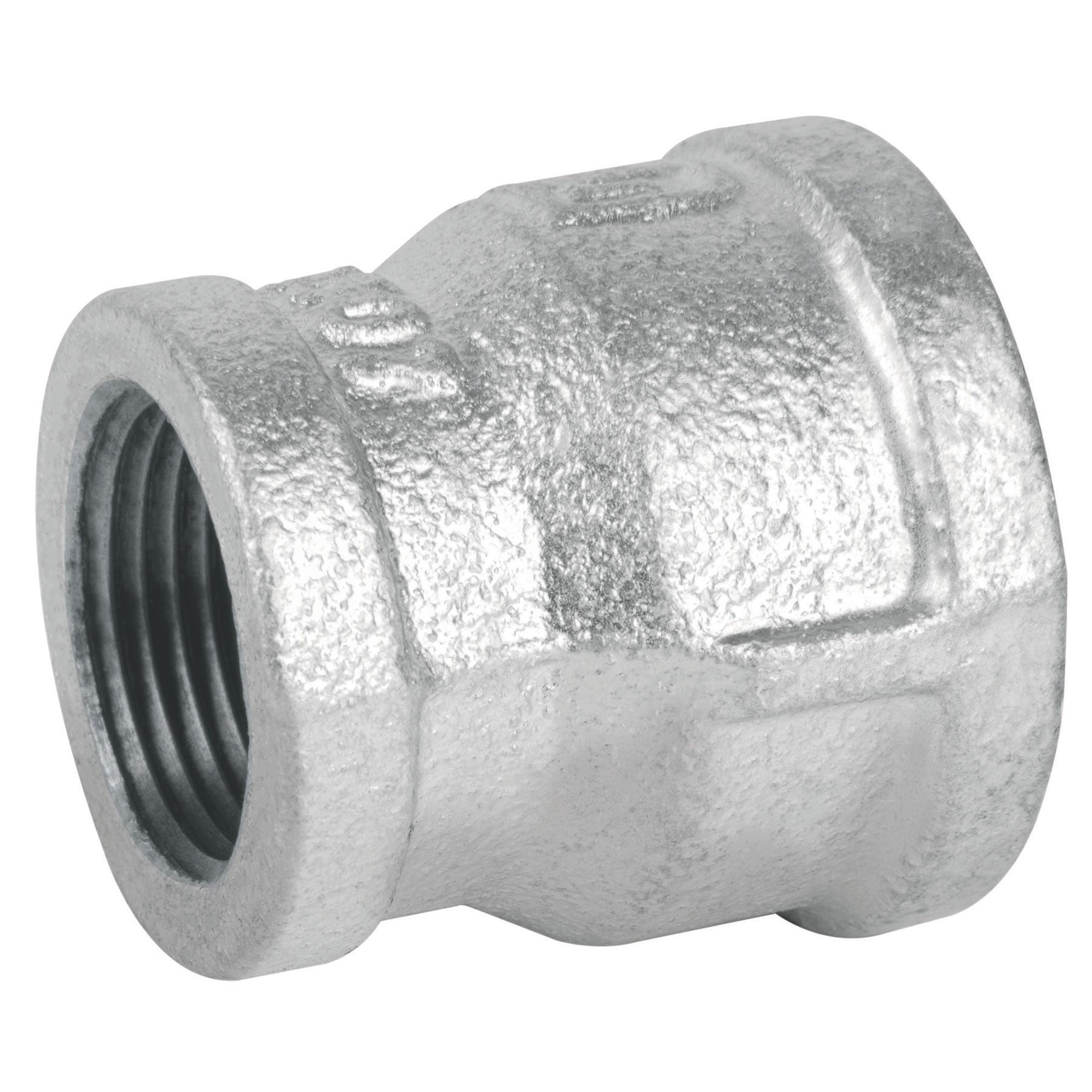 Reducción campana acero galvanizado 1" x 3/4", Foset
