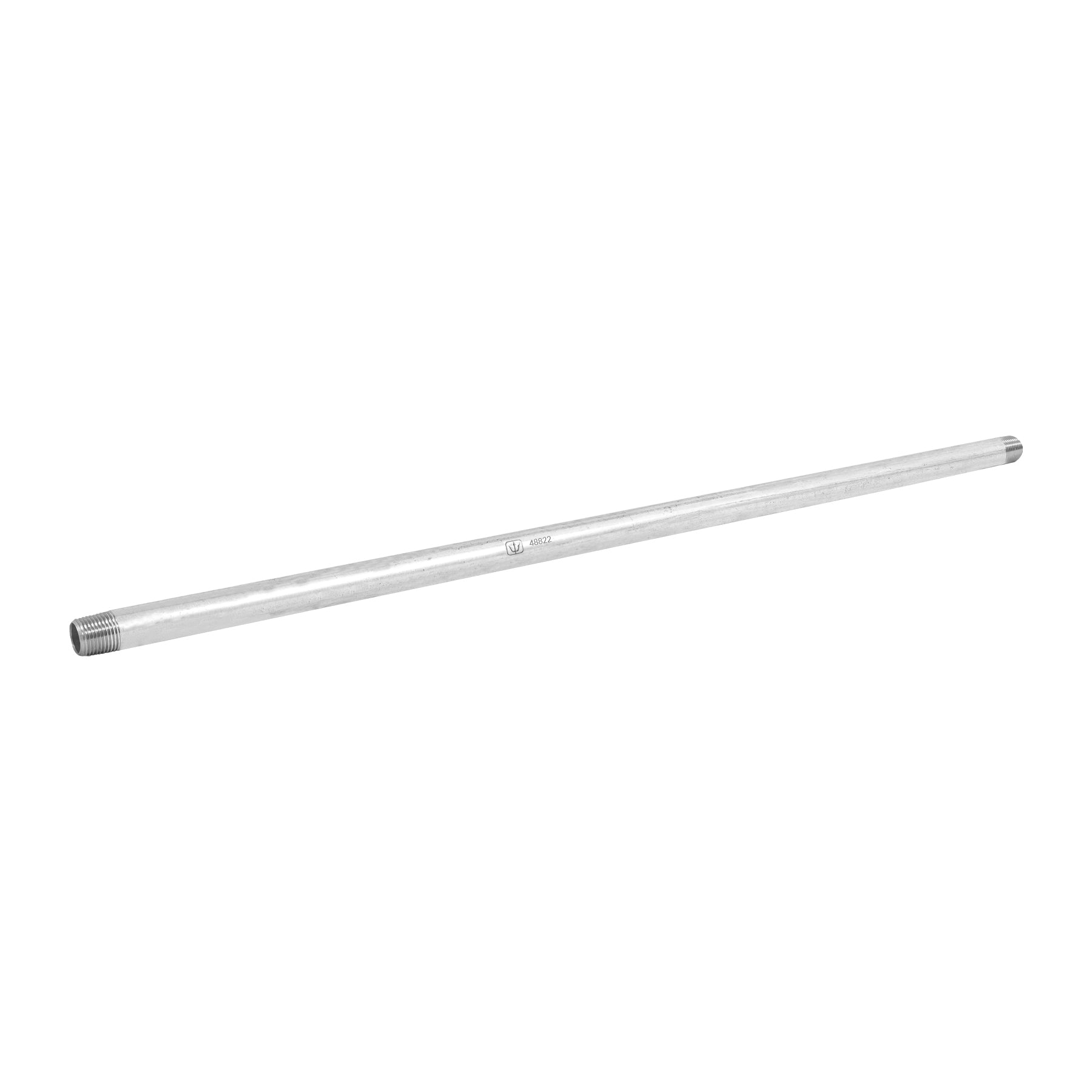 Niple de acero galvanizado 1/2 x 27", Foset