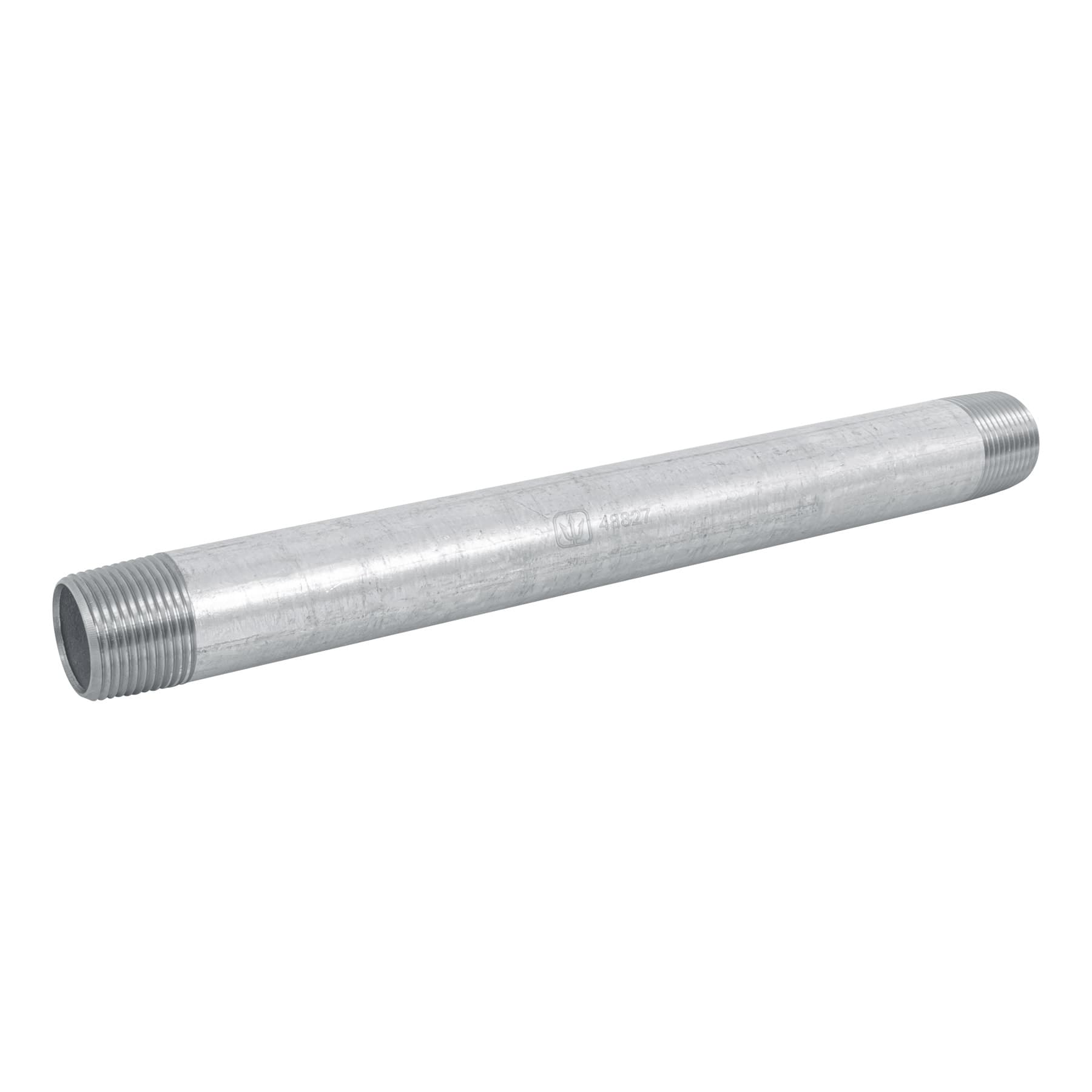 Niple de acero galvanizado 1 x 12", Foset