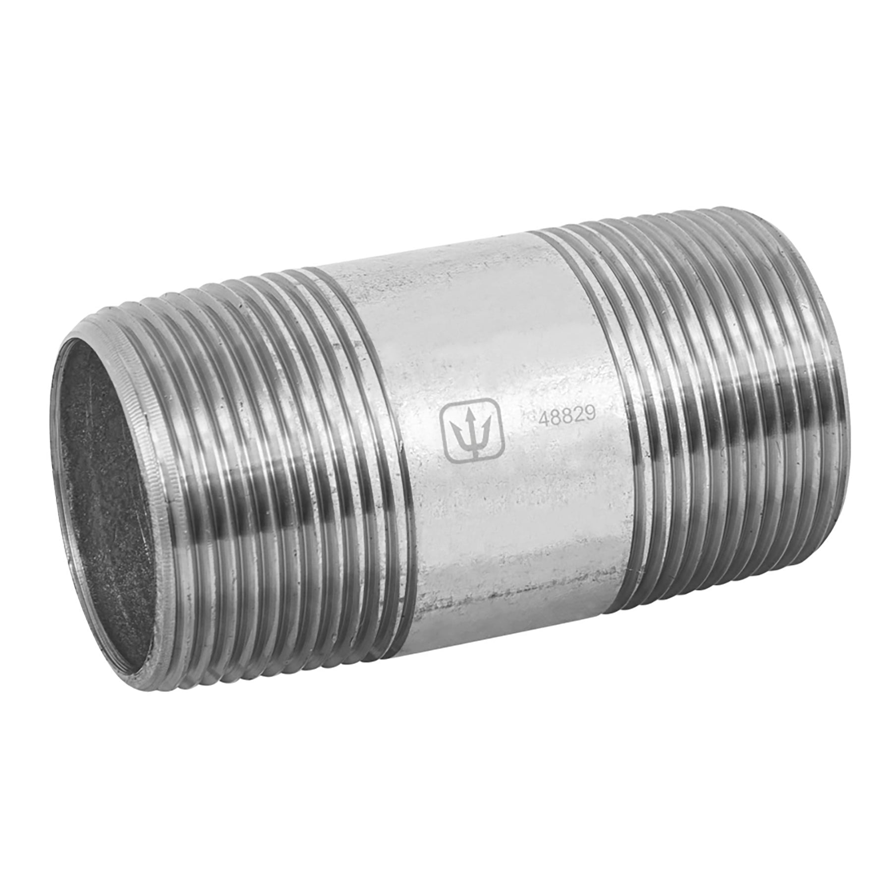 Niple de acero galvanizado 1-1/4 x 3", Foset
