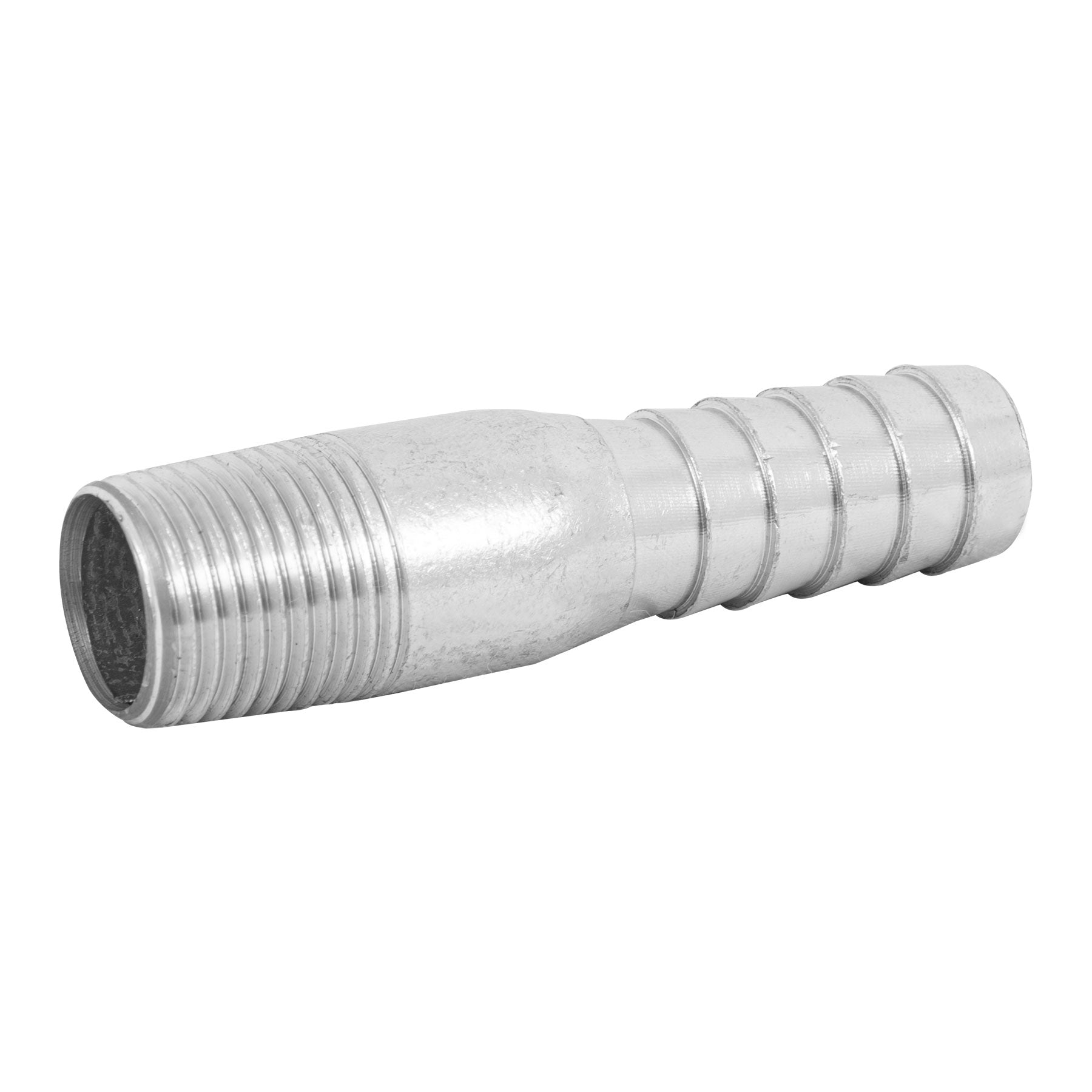Niple de acero galvanizado 1/2" tipo botella, Foset