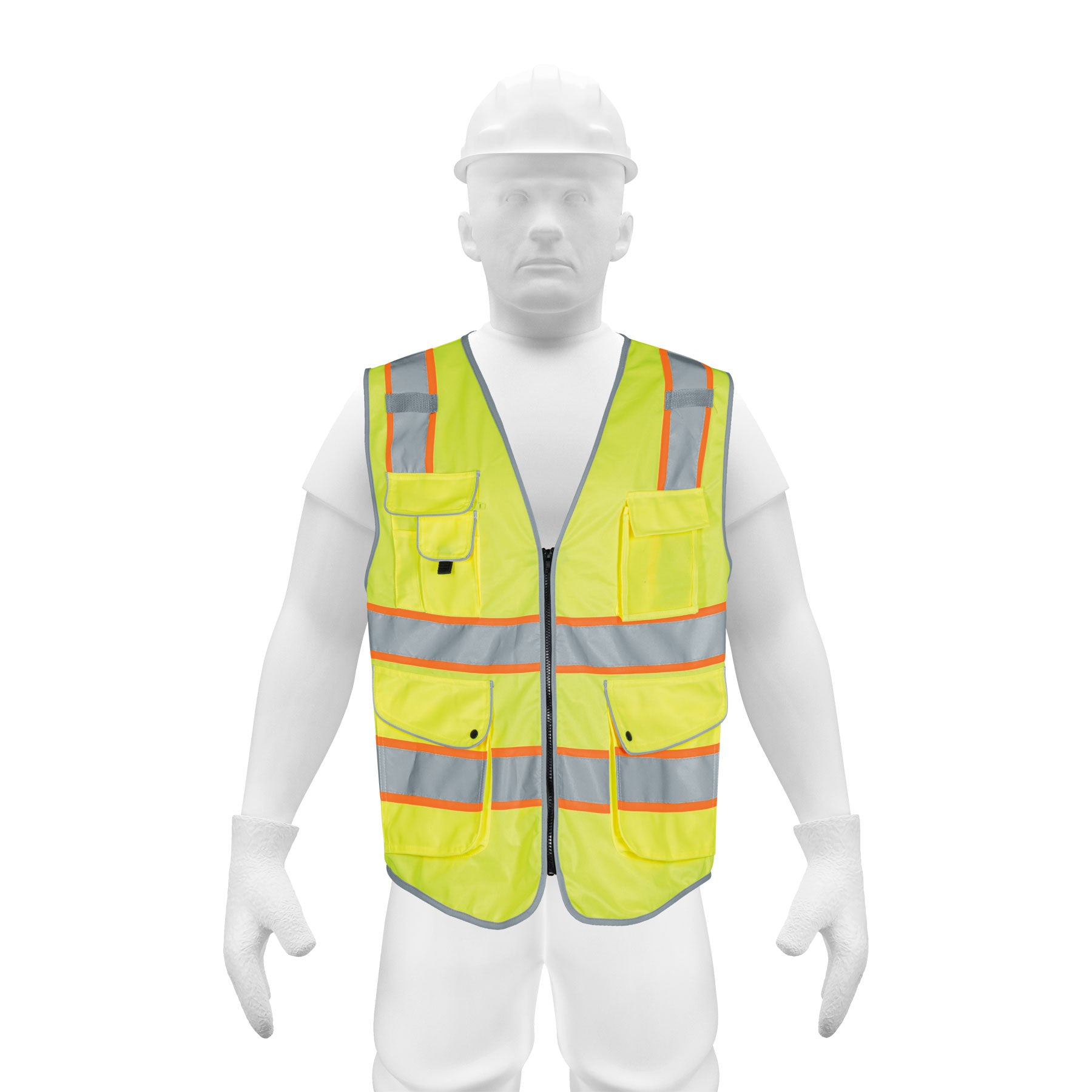 Chaleco de seguridad de alta visibilidad, verde, XG, Expert