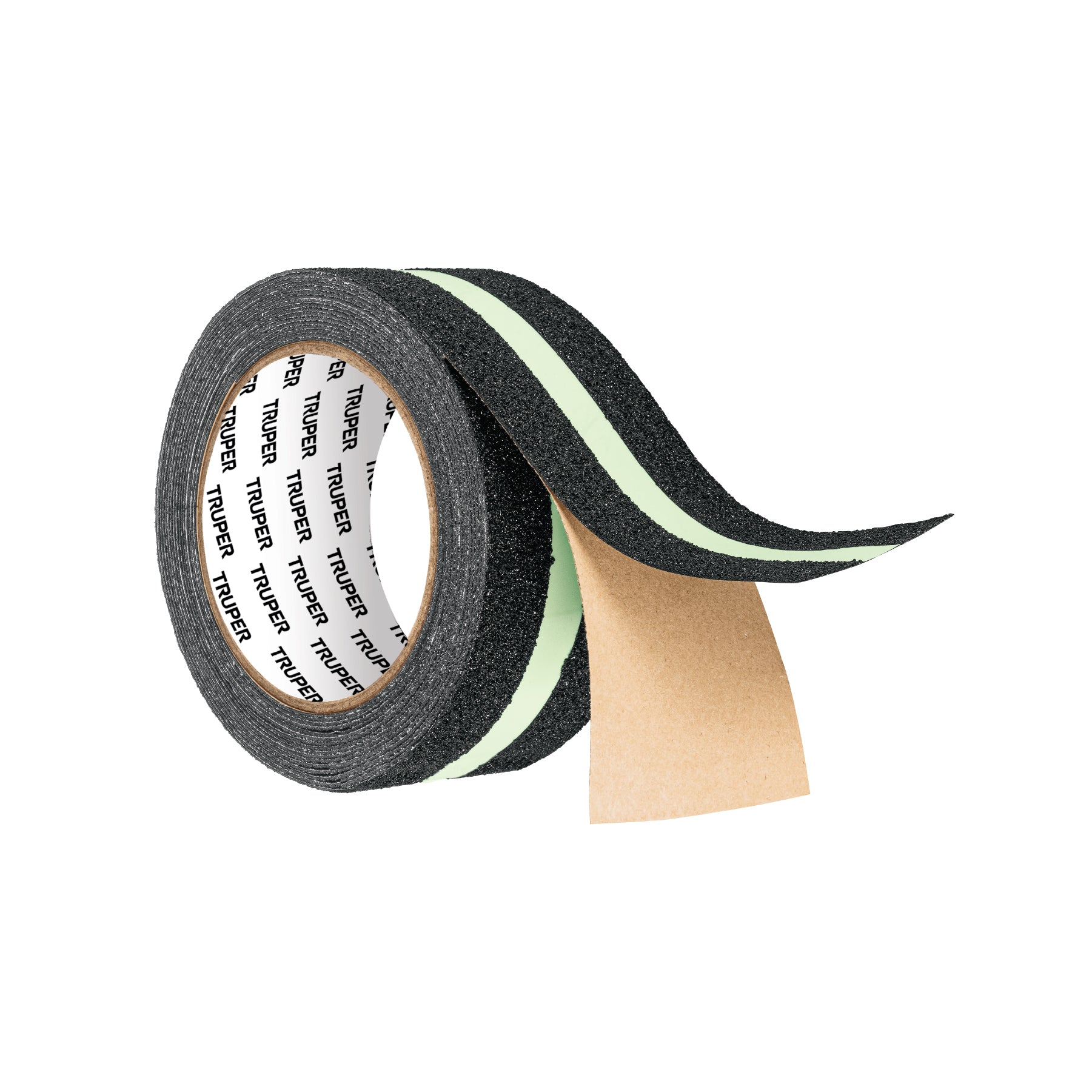 Rollo de 5 m cinta antiderrapante fotoluminiscente 50 mm abrasivo
