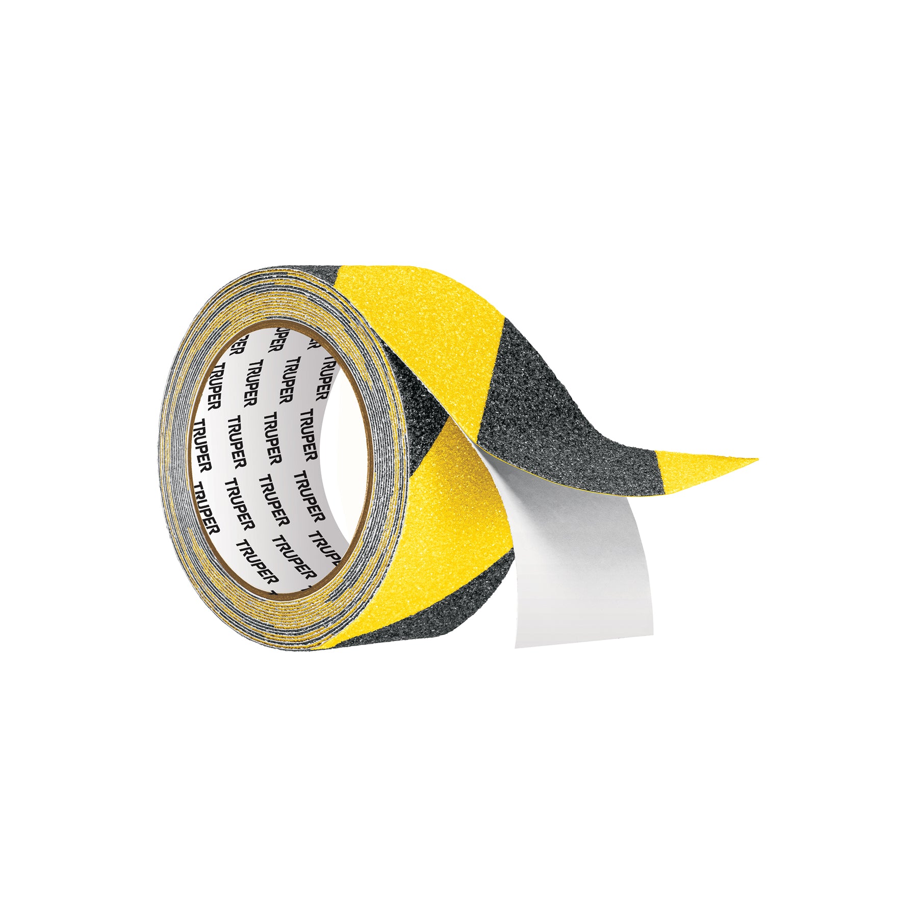 Rollo 5 m de cinta antiderrapante ama/negra 50mm con abrasivo