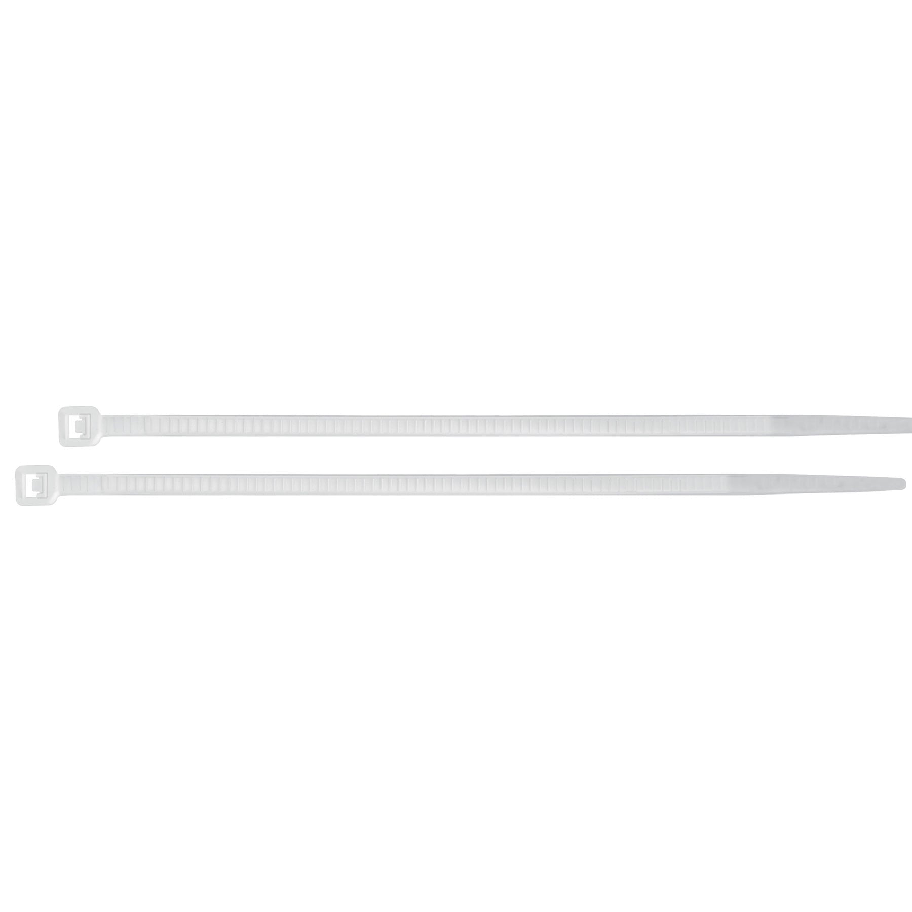 Bolsa con 100 cinchos plásticos 18 lb, 200x2.5 mm, naturales