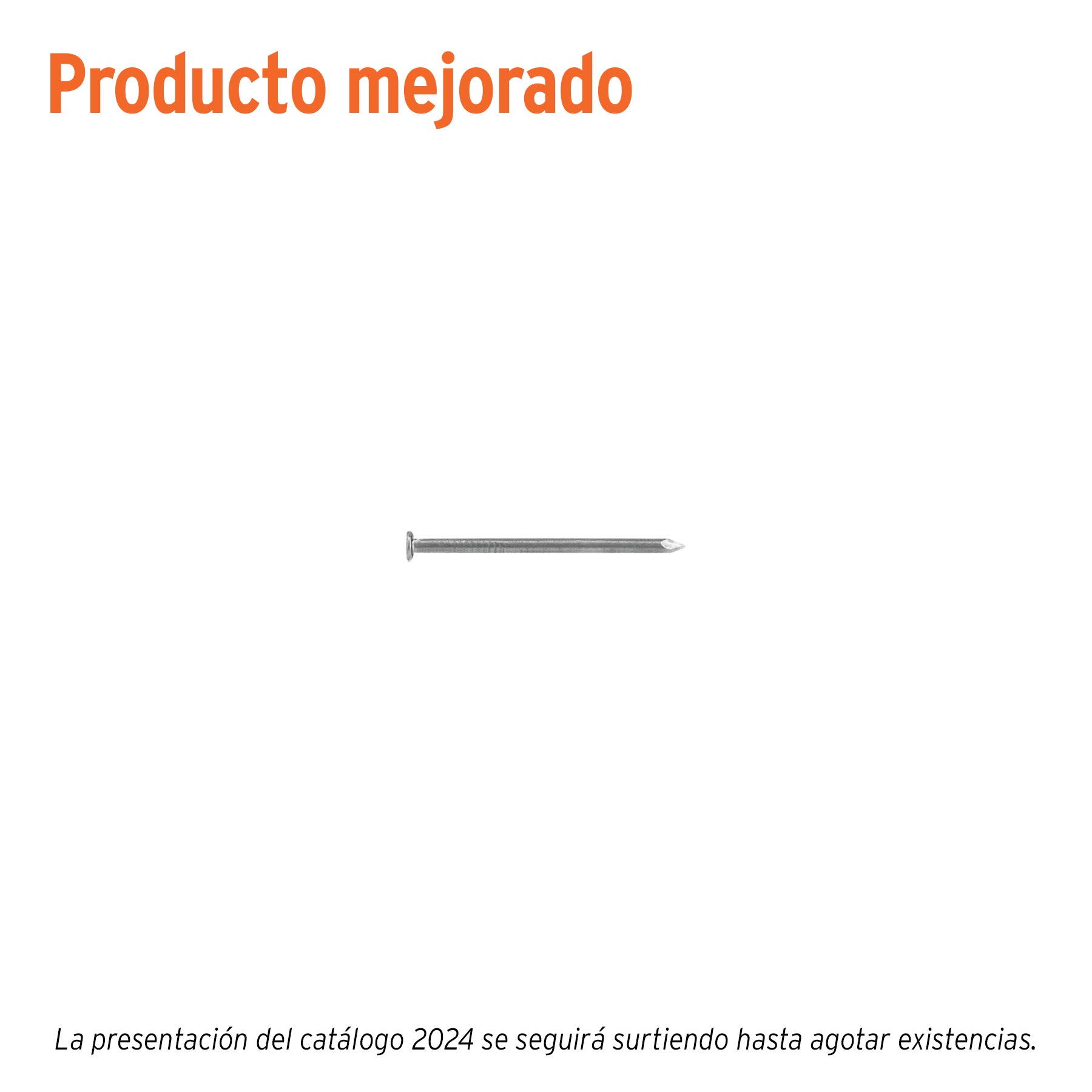 Bolsa con 1 kg de clavo estándar 1-1/2" con cabeza, Fiero