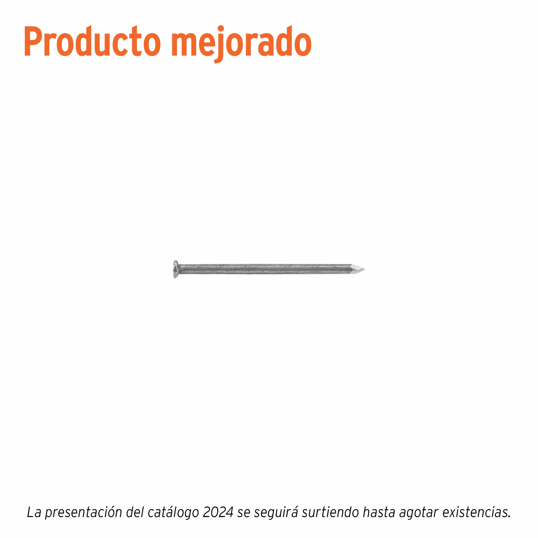 Bolsa con 1 kg de clavo estándar 2" con cabeza, Fiero