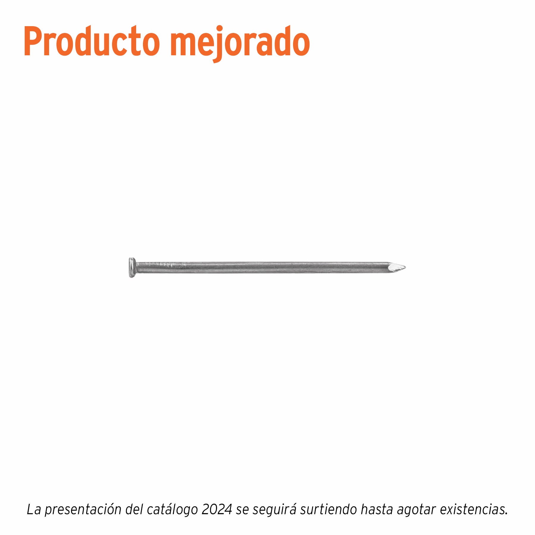 Bolsa con 1 kg de clavo estándar 3" con cabeza, Fiero