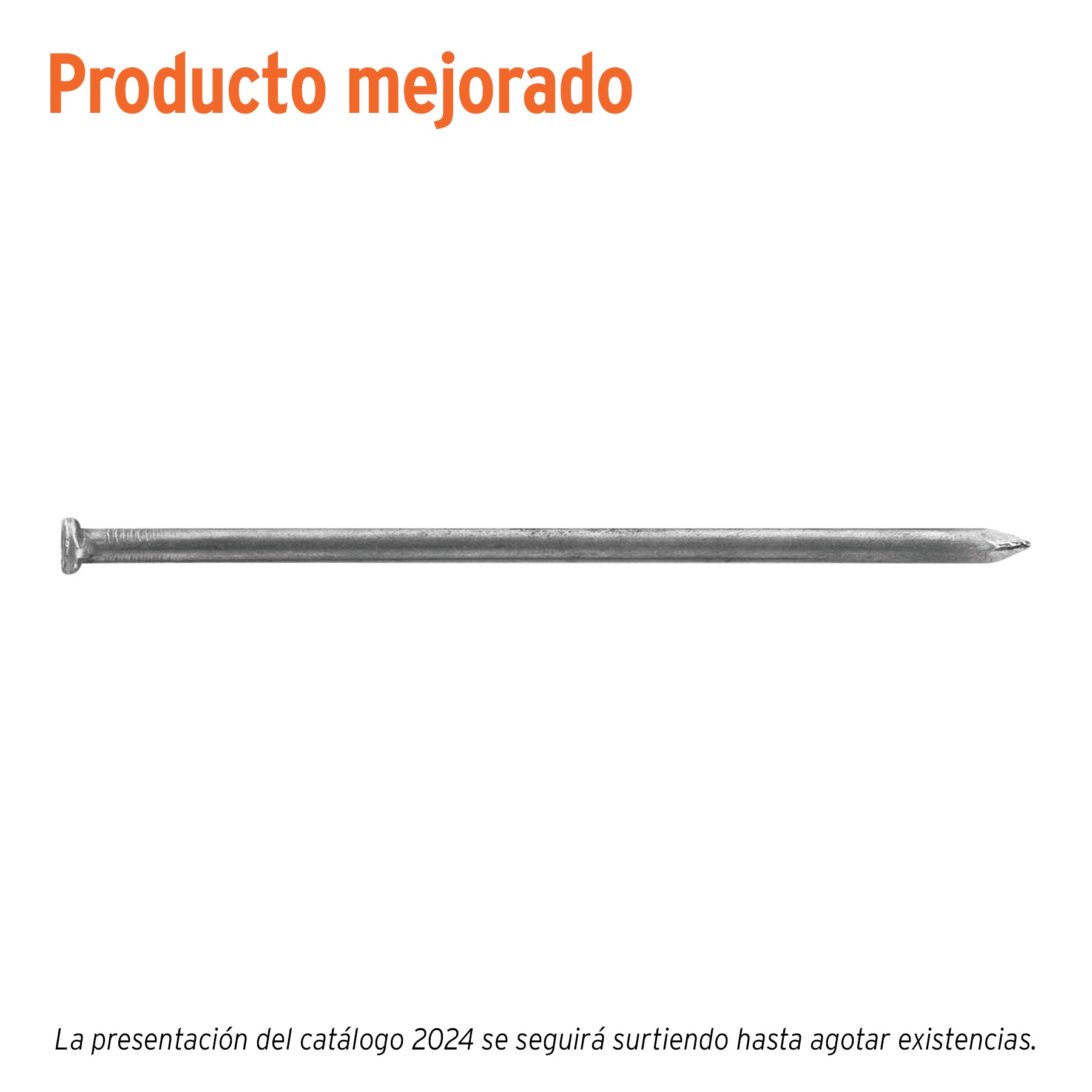 Bolsa con 1 kg de clavo estándar 5" con cabeza, Fiero