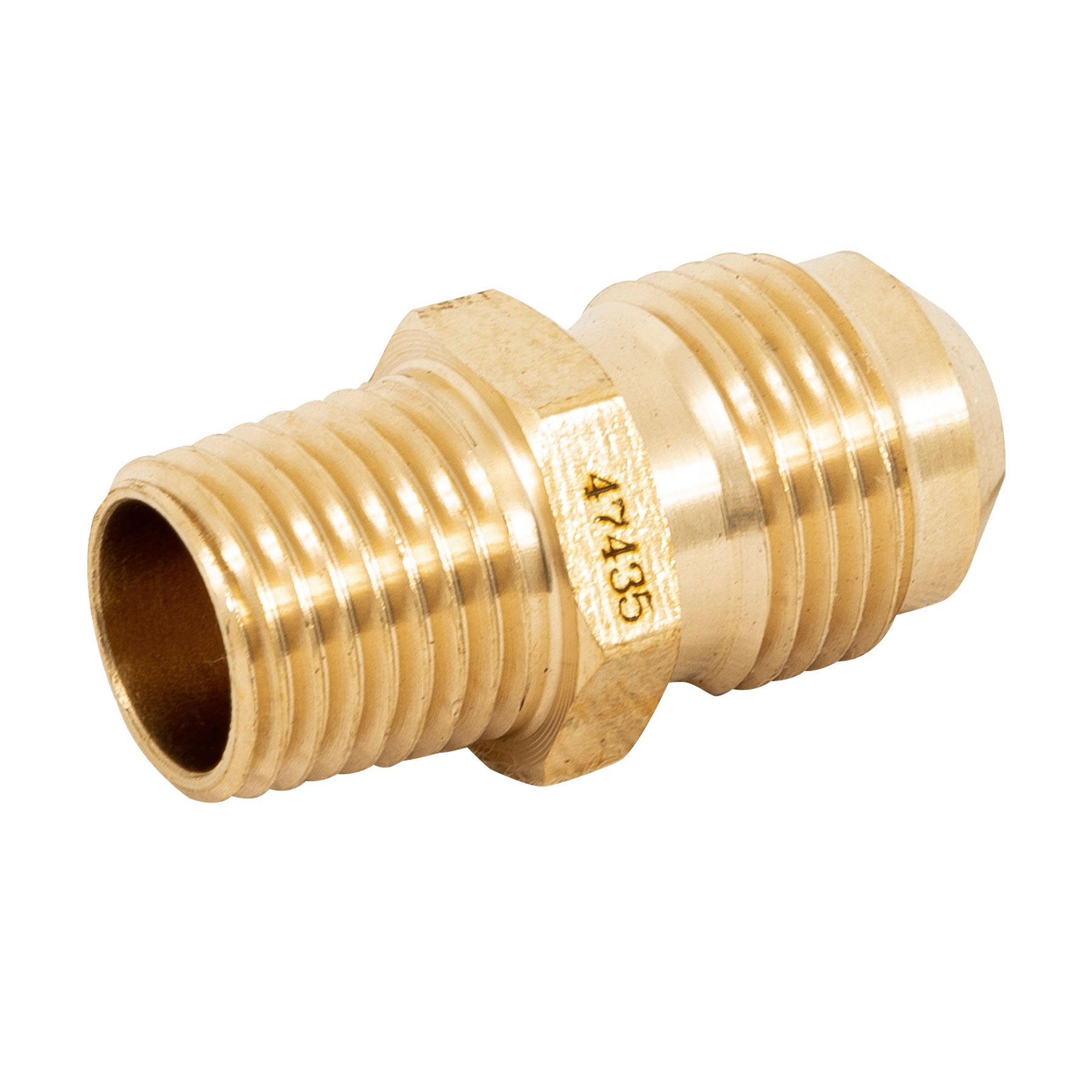 Niple terminal de latón de 3/8" X 1/4", Foset