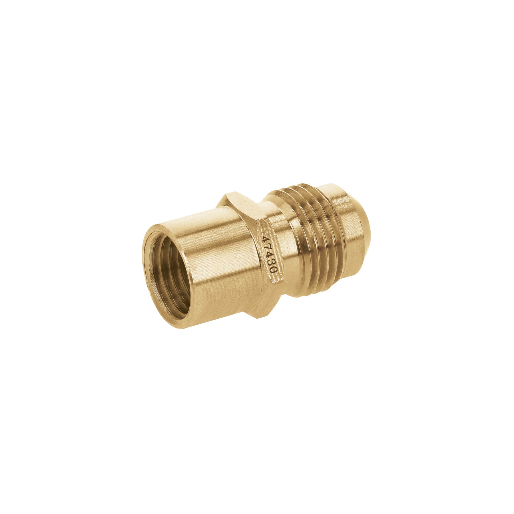Niple campana de latón de 3/8" X 1/4", Foset