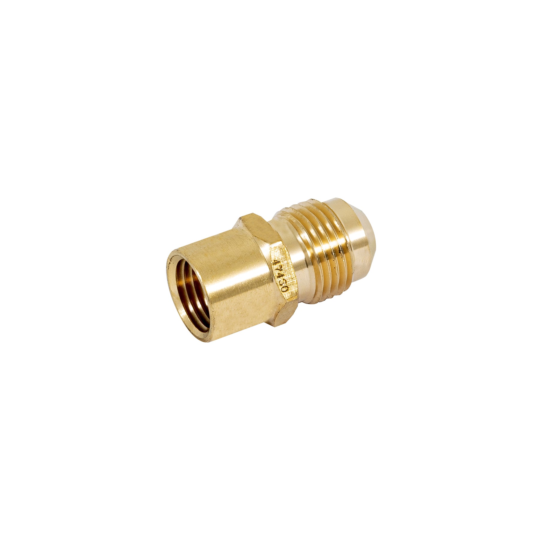 Niple campana de latón de 3/8" X 1/4", Foset