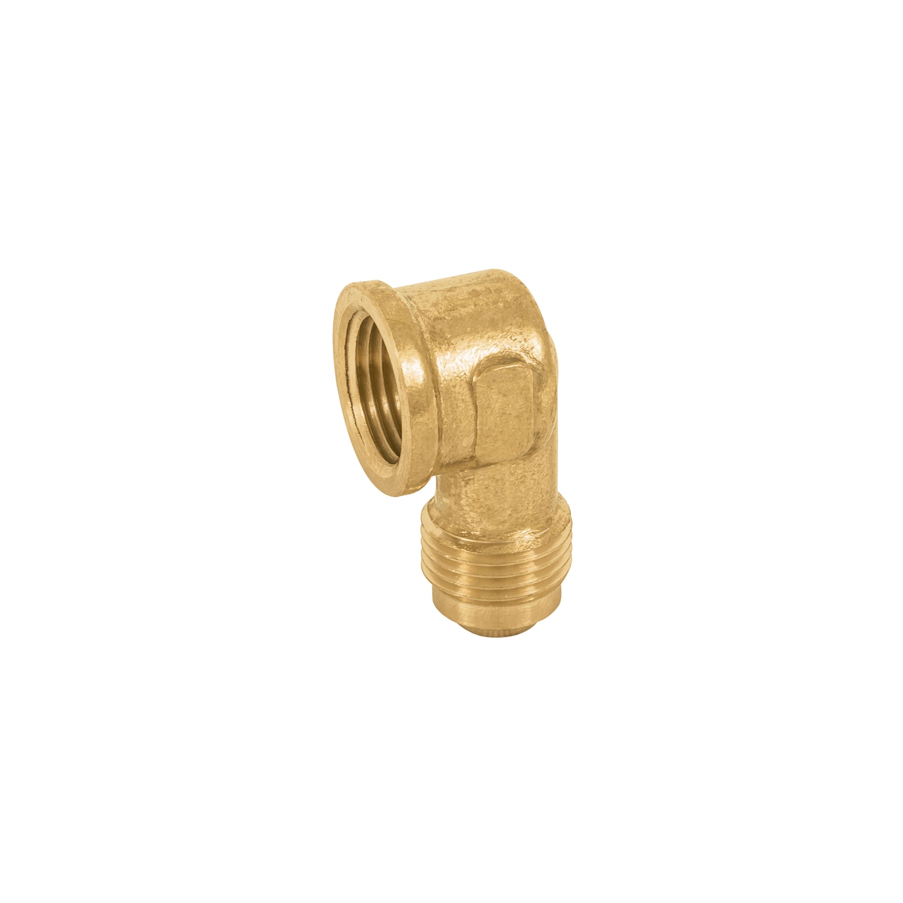Codo para estufa a 90∞ de latón de 3/8 x 3/8", Foset