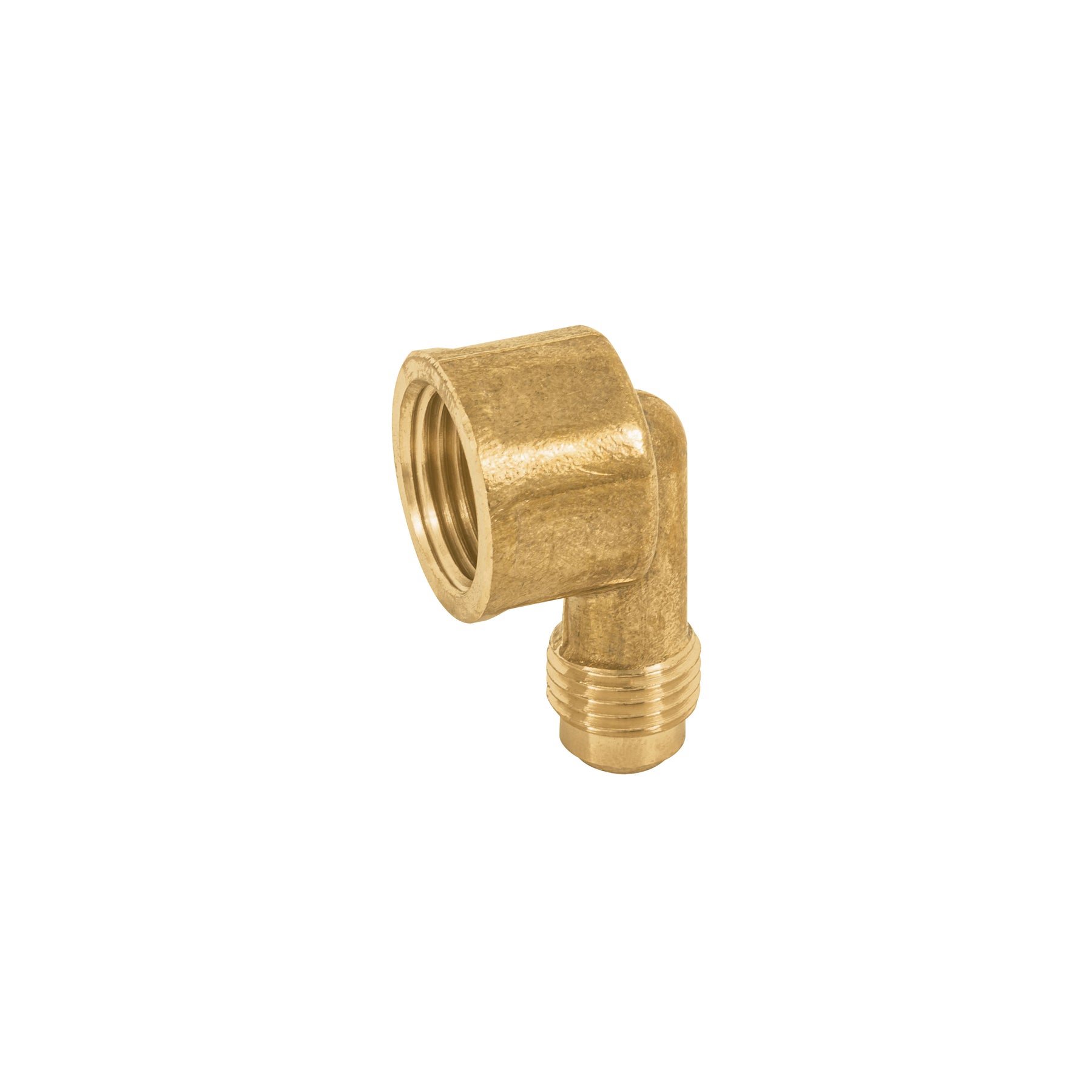 Codo para estufa a 90∞ de latón de 5/16" x 3/8", Foset