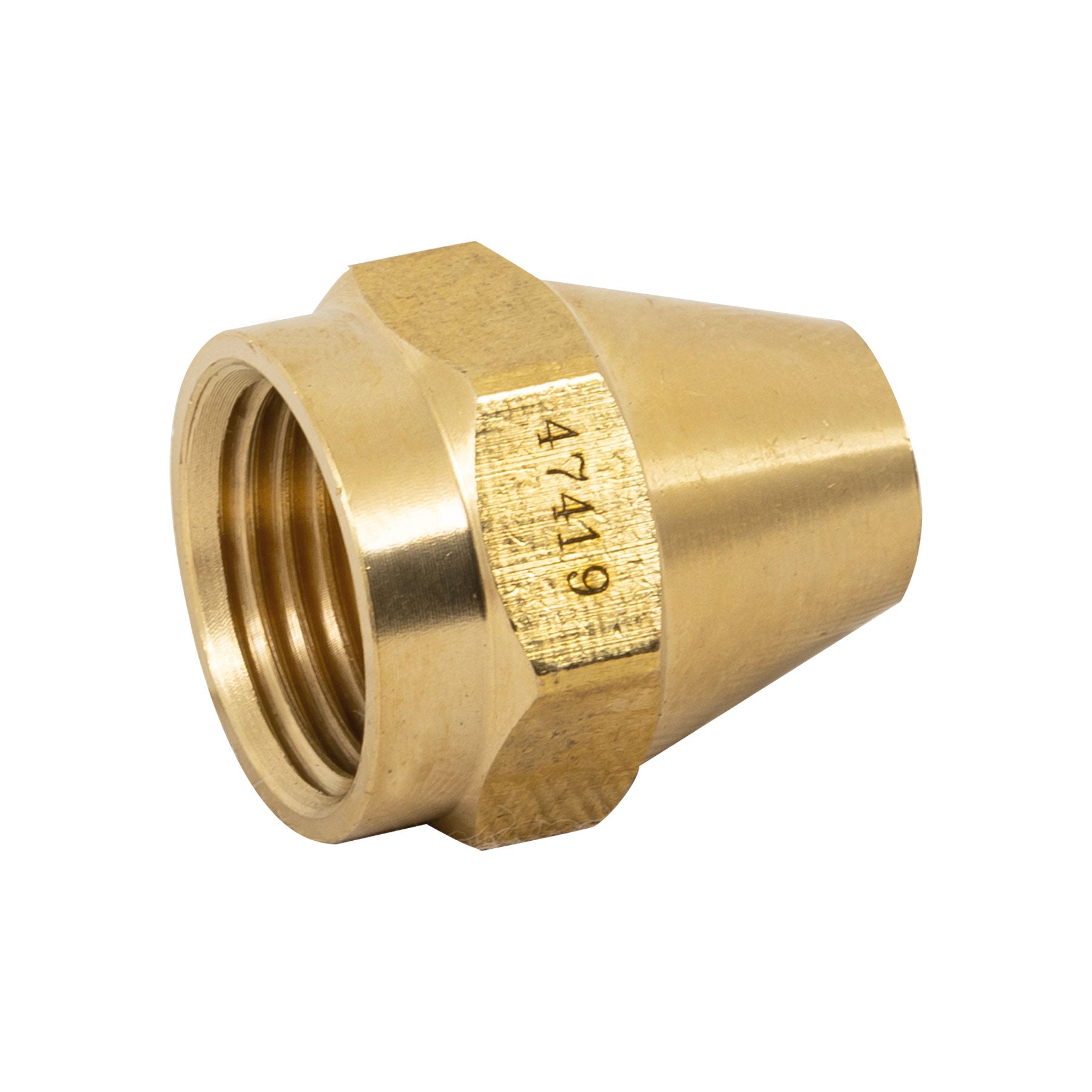 Tuerca cónica de latón 3/8", Foset