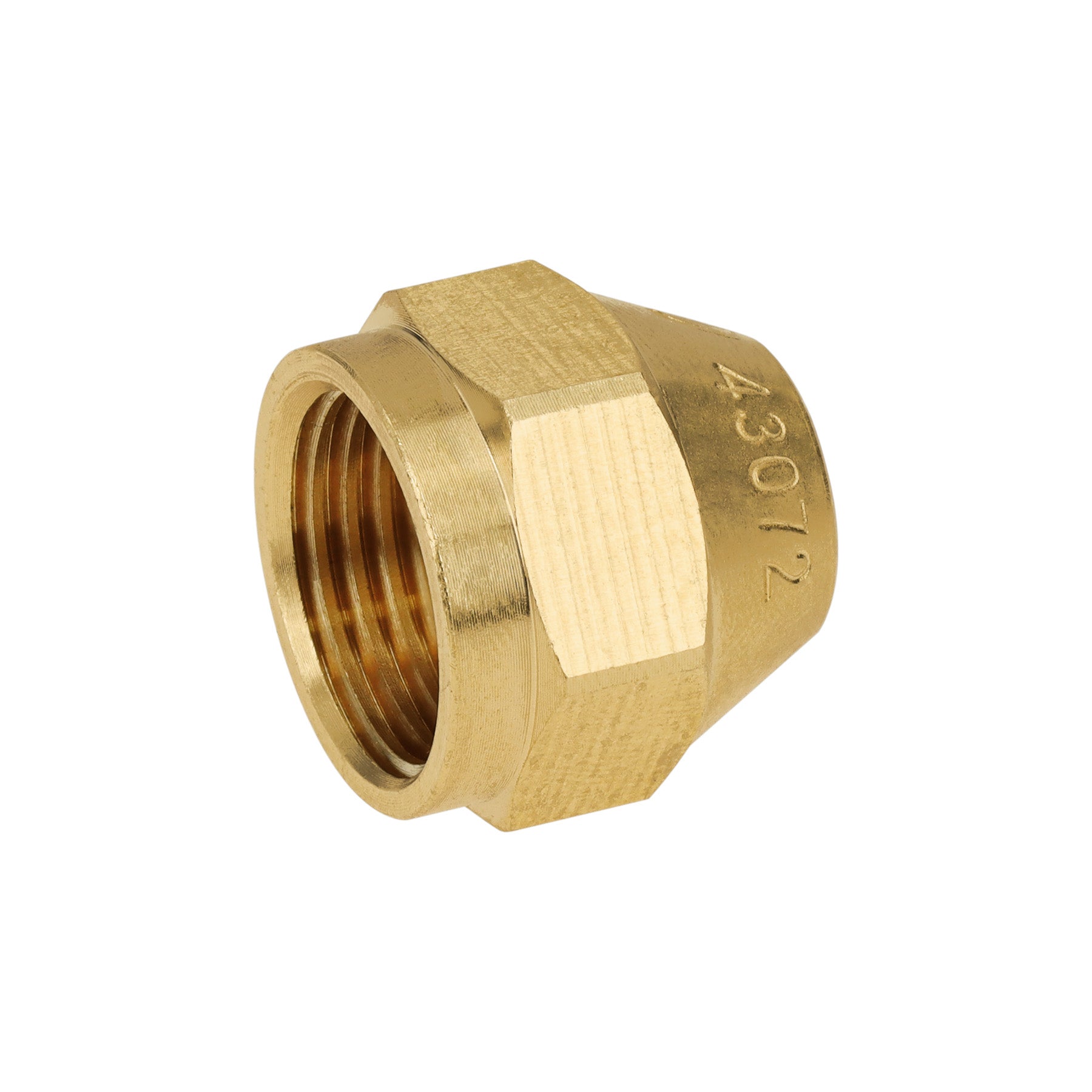 Tuerca cónica reducida de latón 3/8" x 5/16", Foset