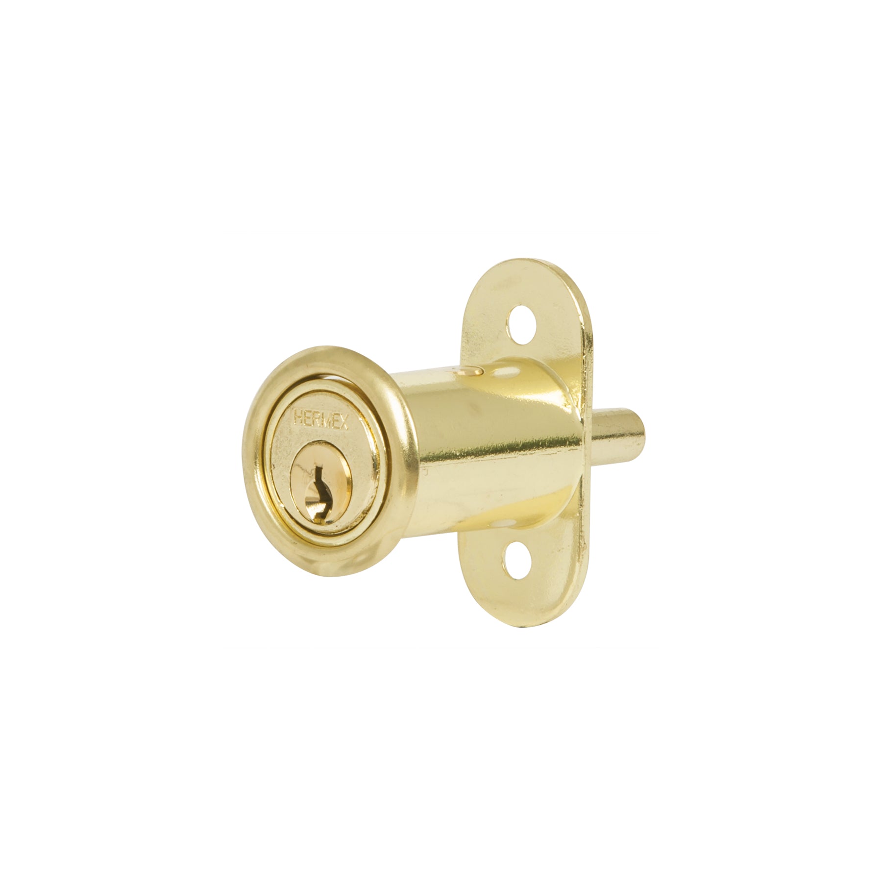 Cerradura para mueble, modelo 20, latón, Hermex, CM-20L, 43569
