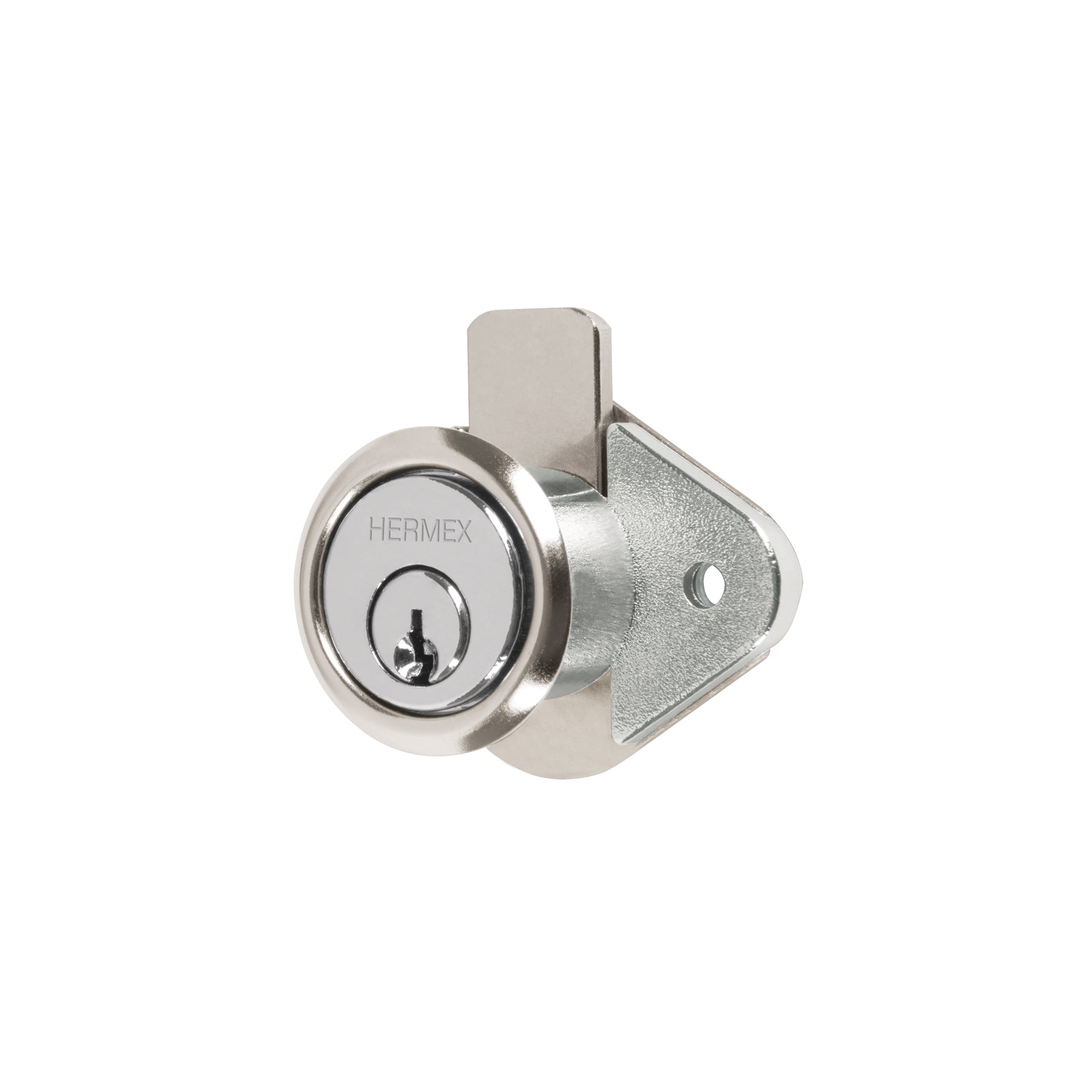 Cerradura para mueble, modelo 21, cromo, Hermex, CM-21C, 43558