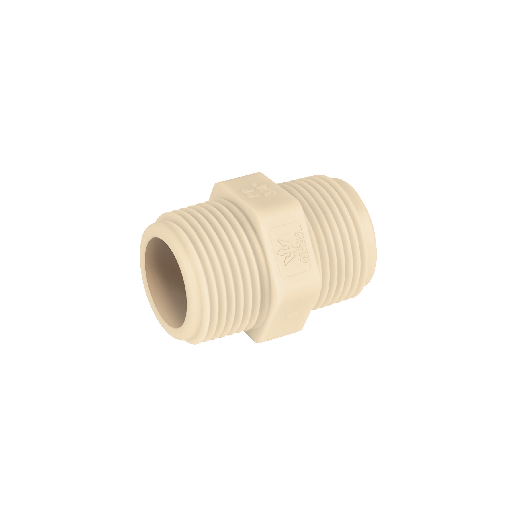 Niple corrido 3/4" de polipropileno, Foset