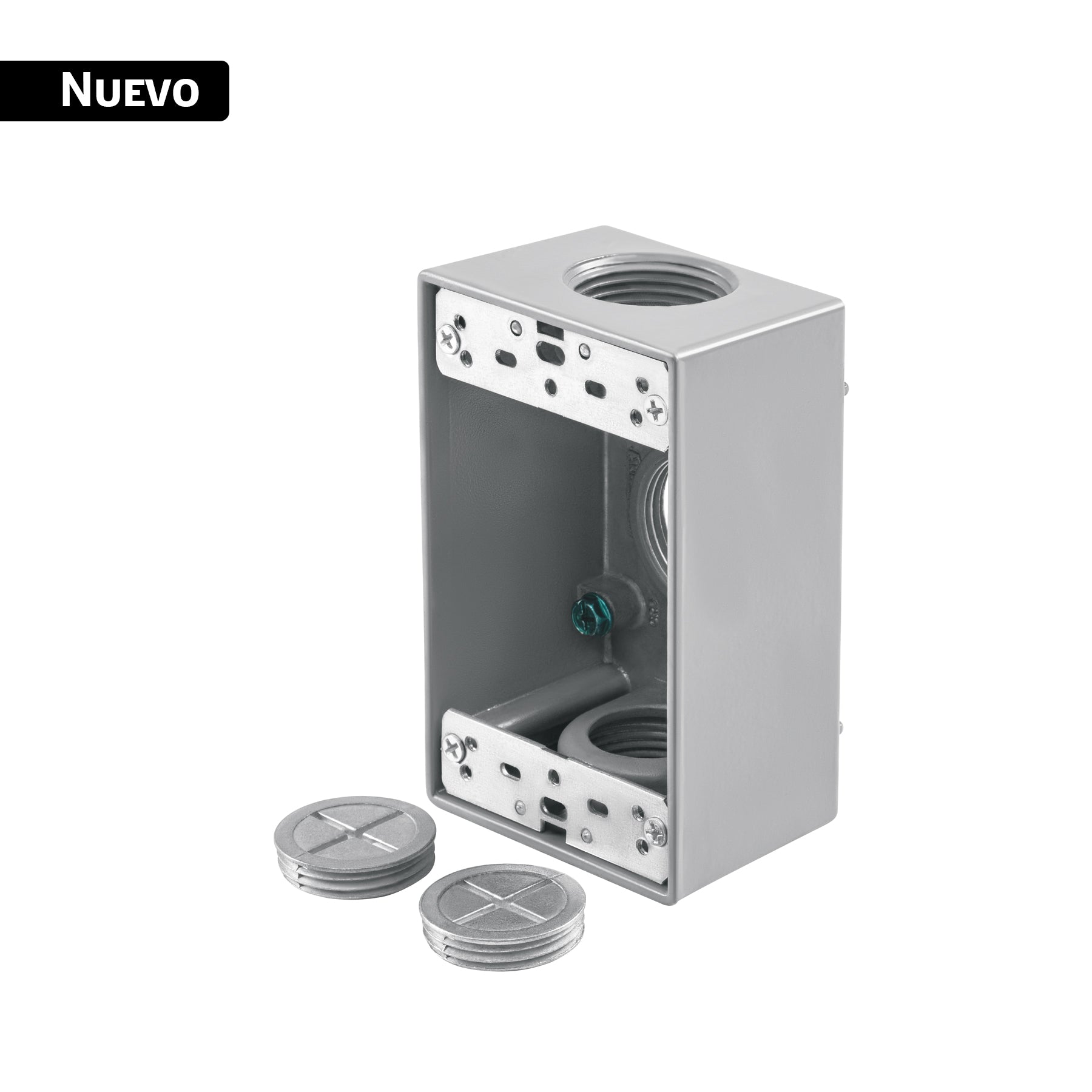 Condulet rectangular 1" tipo FS de 3 salidas, Volteck, COLET-1-F3, 43570