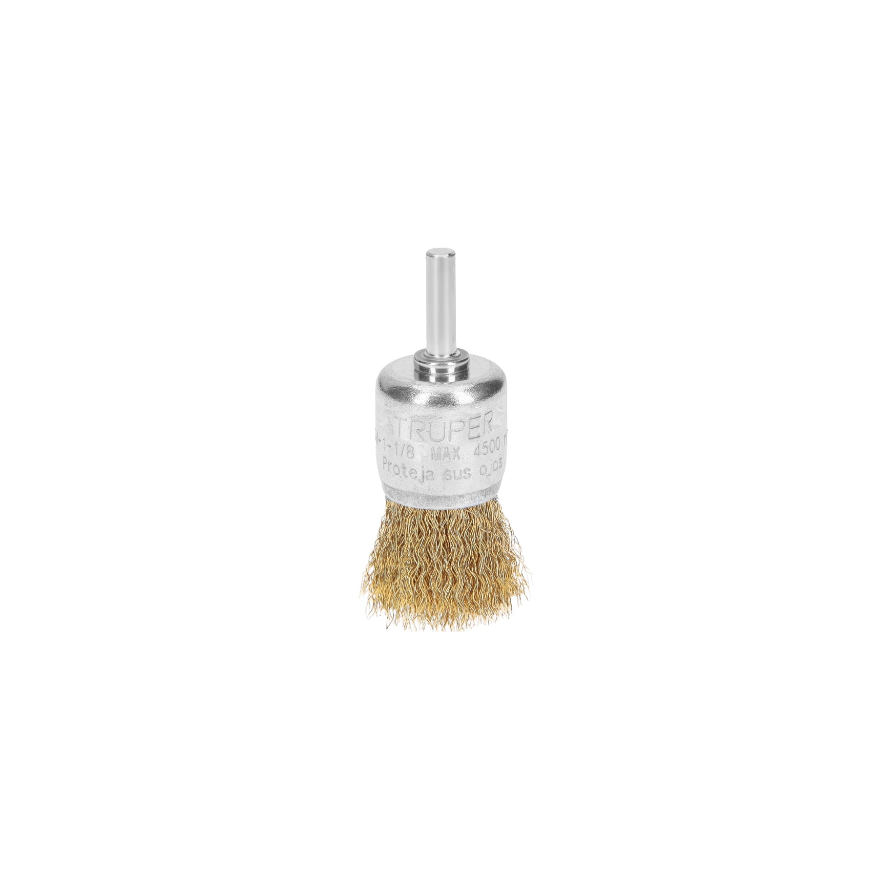 Carda de copa 1-1/8" alambre grueso para taladro, Truper
