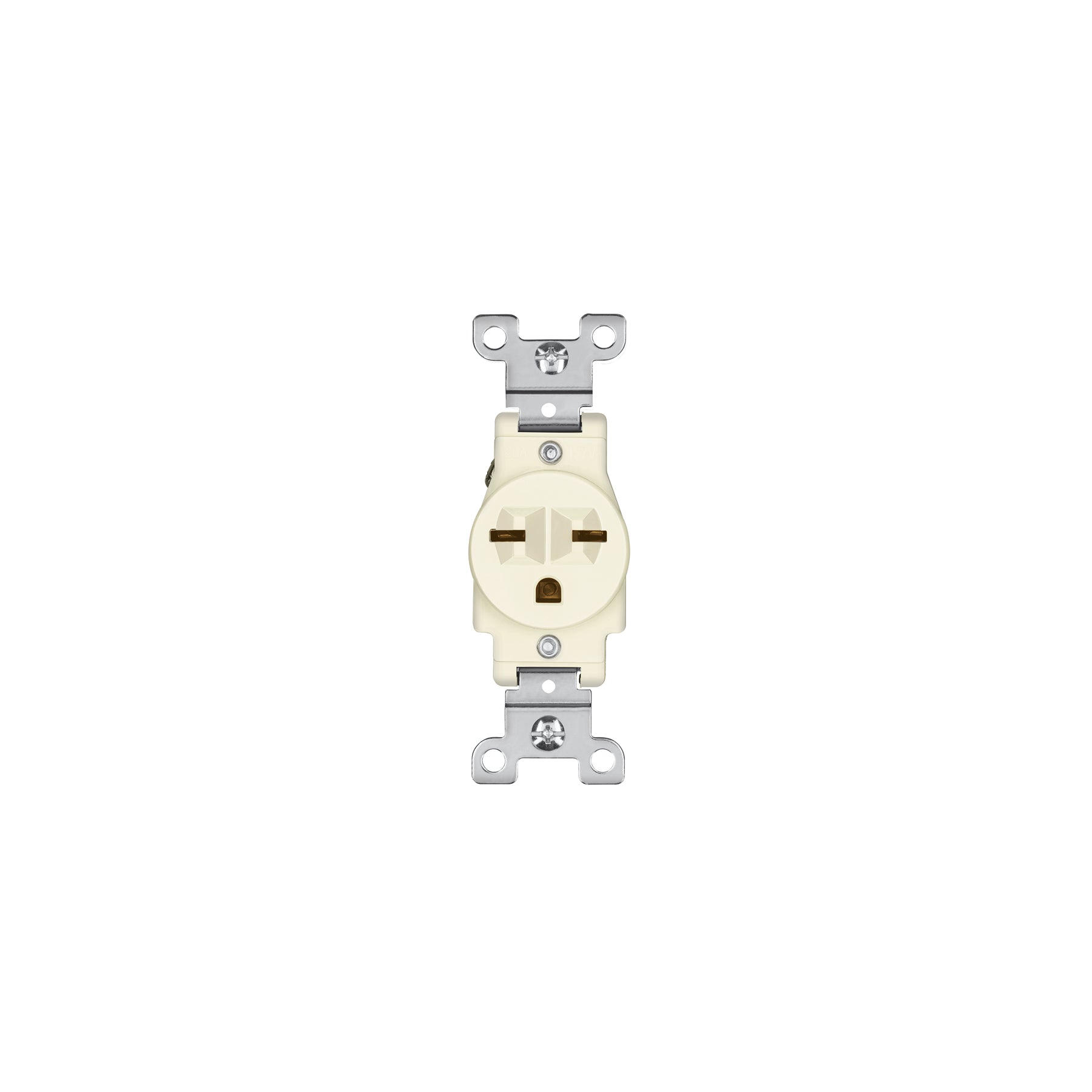 Contacto sencillo, cara de chino, Standard, marfil, Volteck, COSE-CHS, 46110