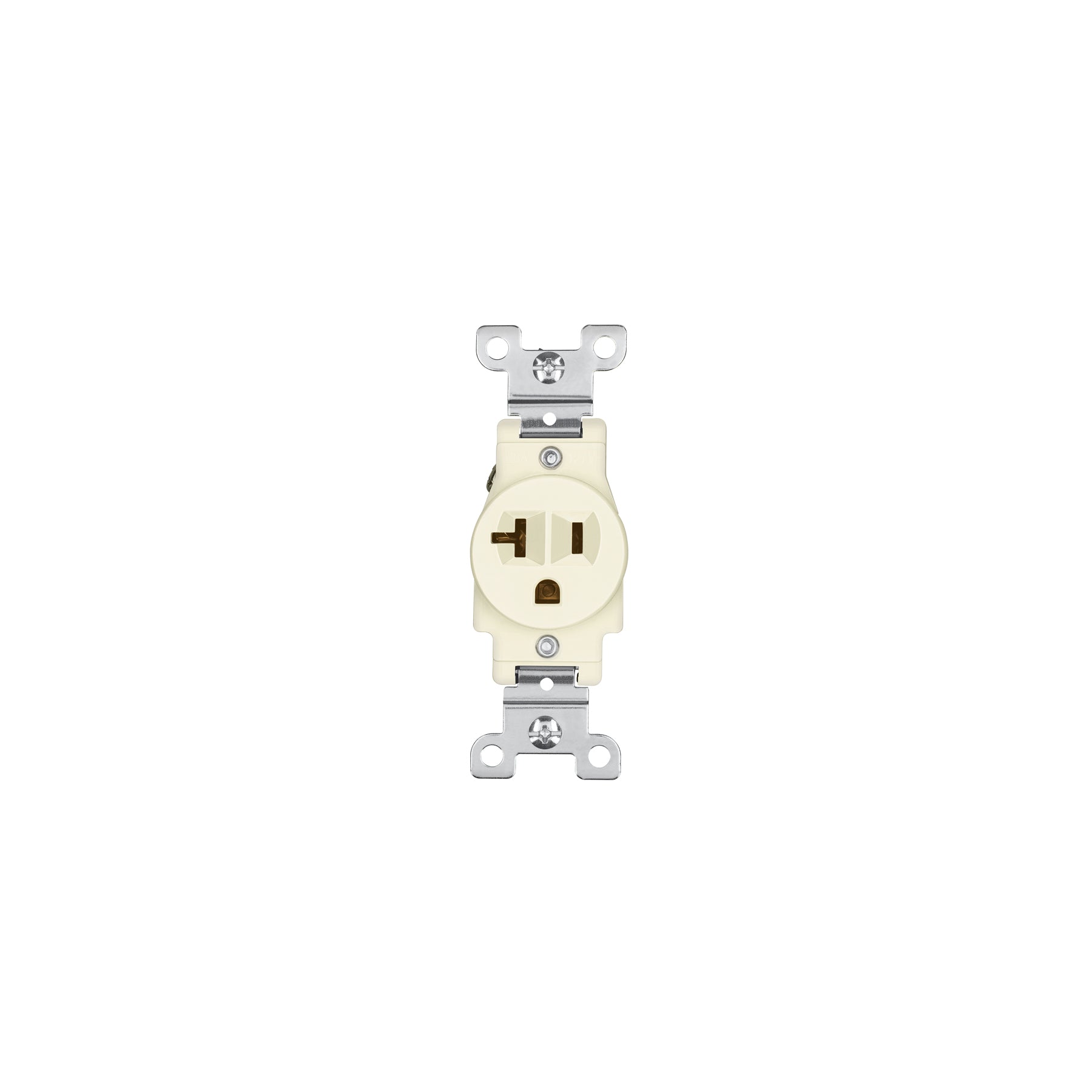 Contacto sencillo, 2 polos 3 hilos, 20 A, Standard, marfil, Volteck, COSE-MS, 46101