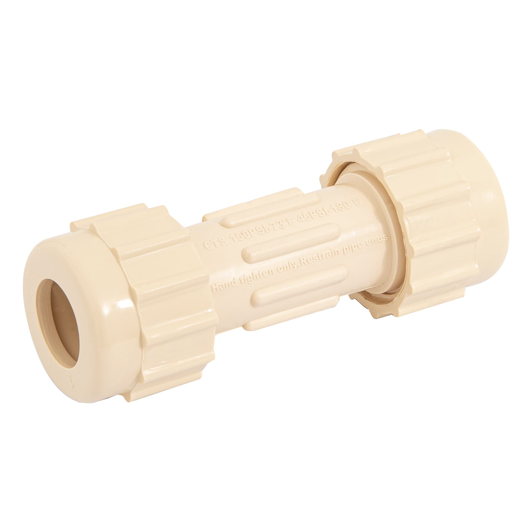 Cople de compresión CPVC de 1/2", Foset, CPVC-271, 48923