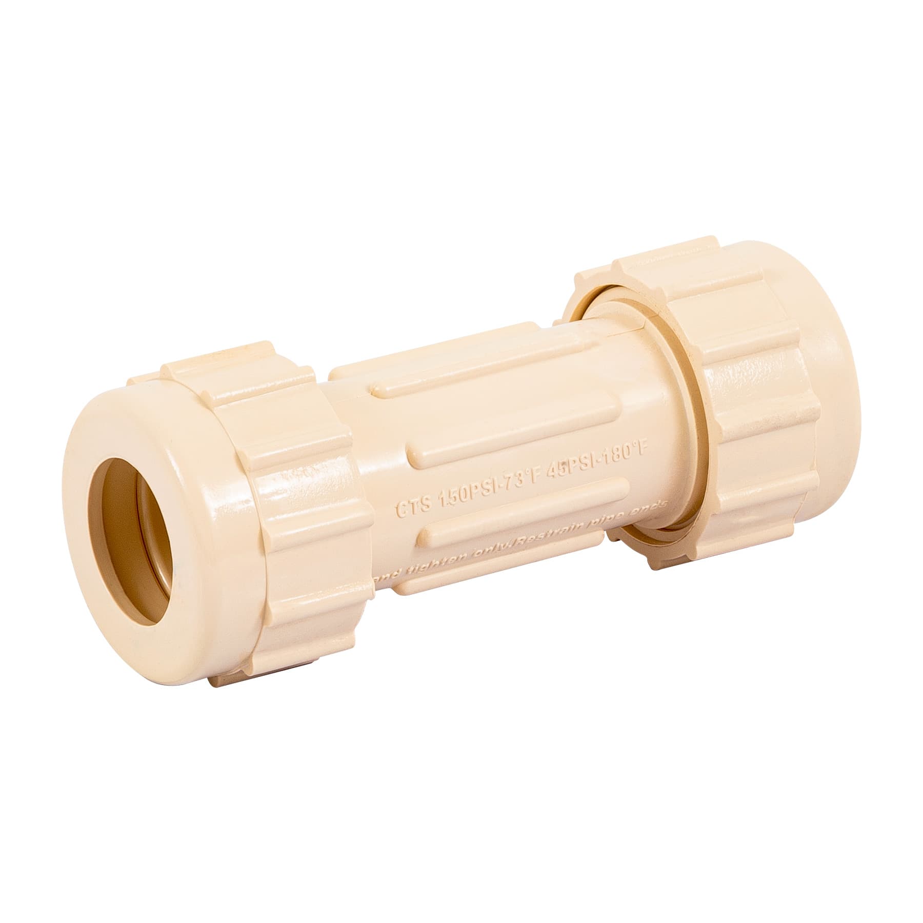 Cople de compresión CPVC de 3/4", Foset