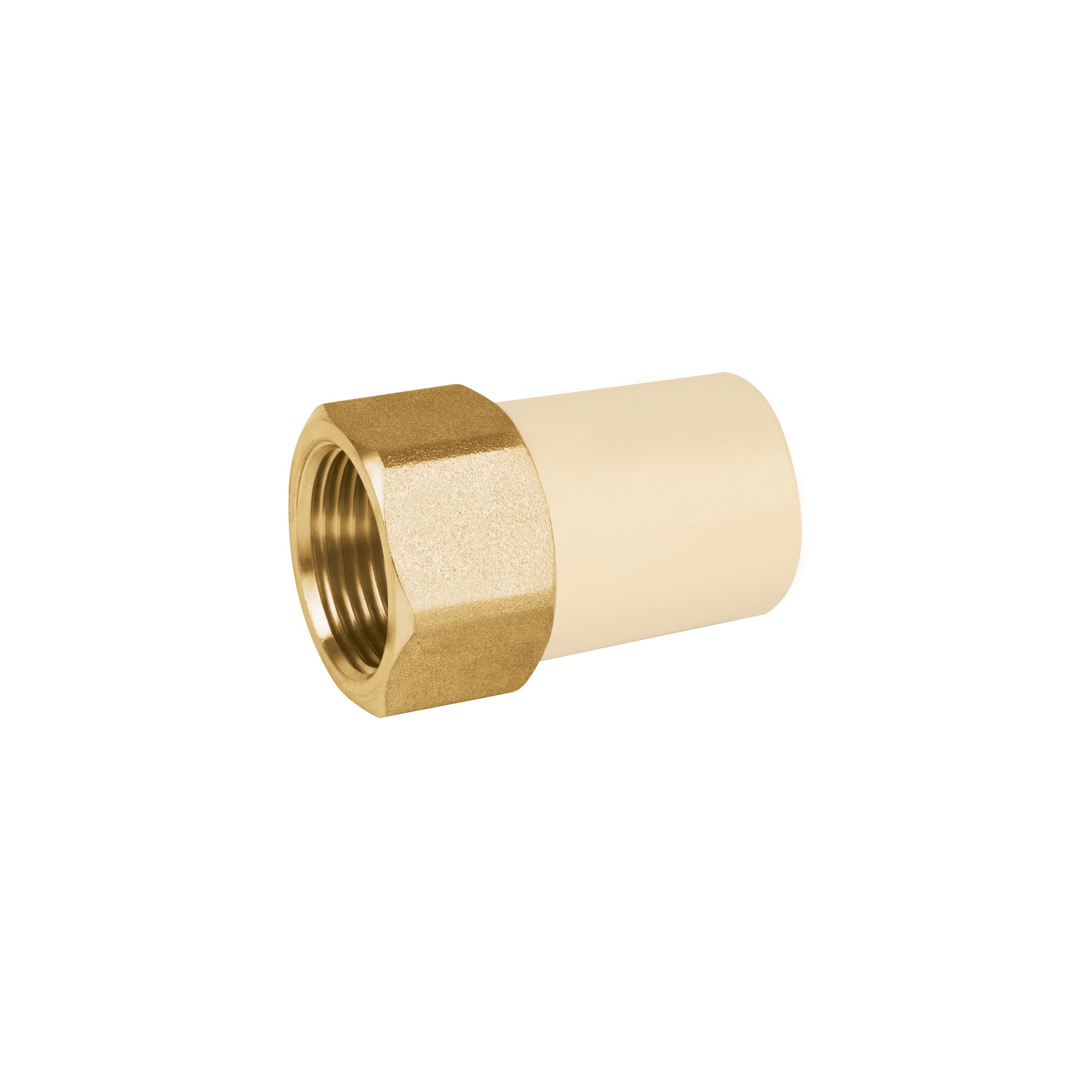Adaptador hembra de CPVC 3/4" con inserto de latón, Foset