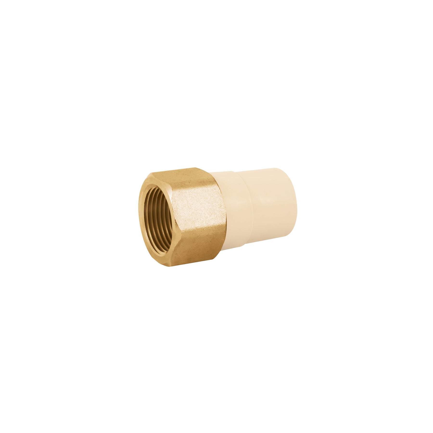 Adaptador hembra de CPVC 1" con inserto de latón, Foset, CPVC-643, 45109