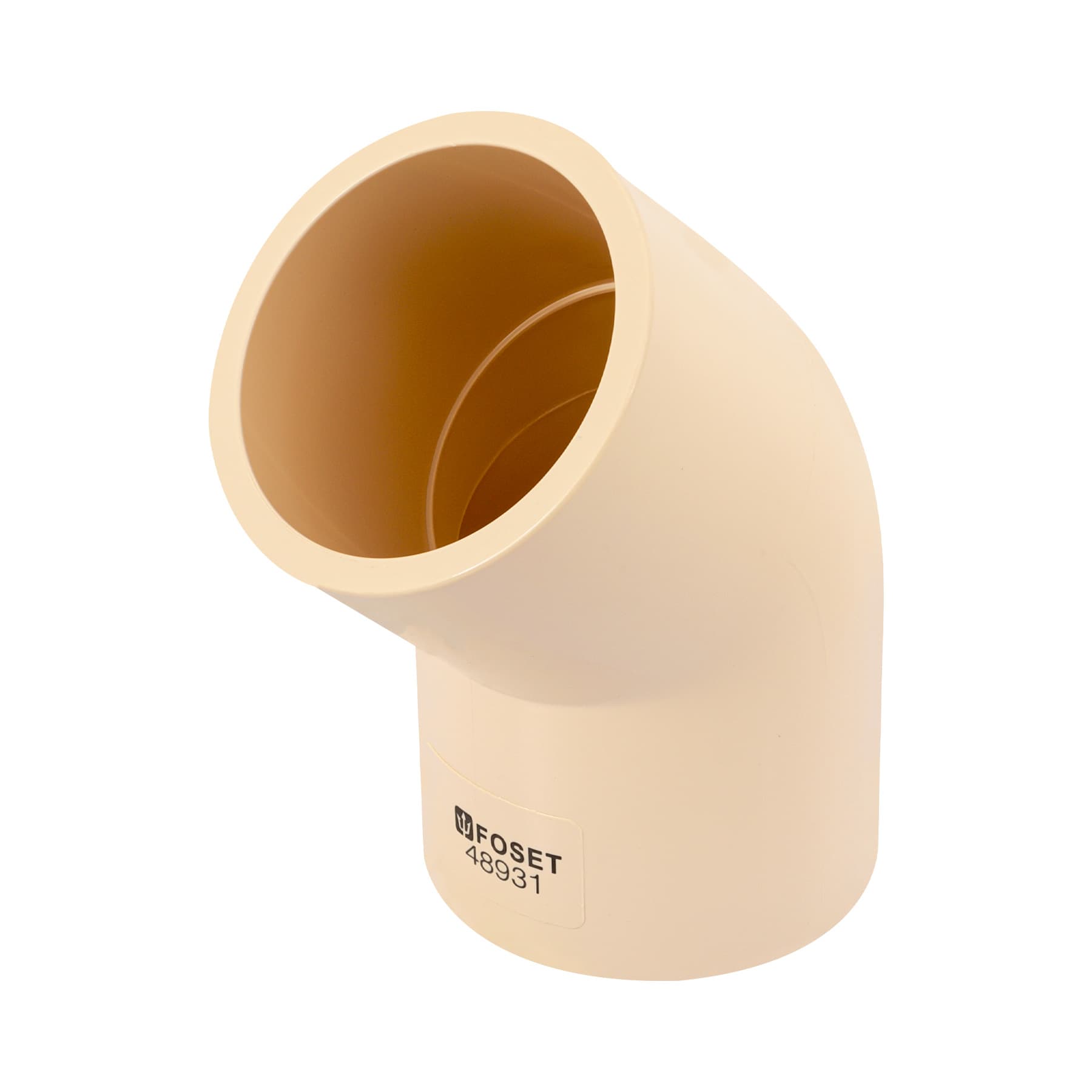 Codo 45° CPVC de 2", Foset, CPVC-866, 48931