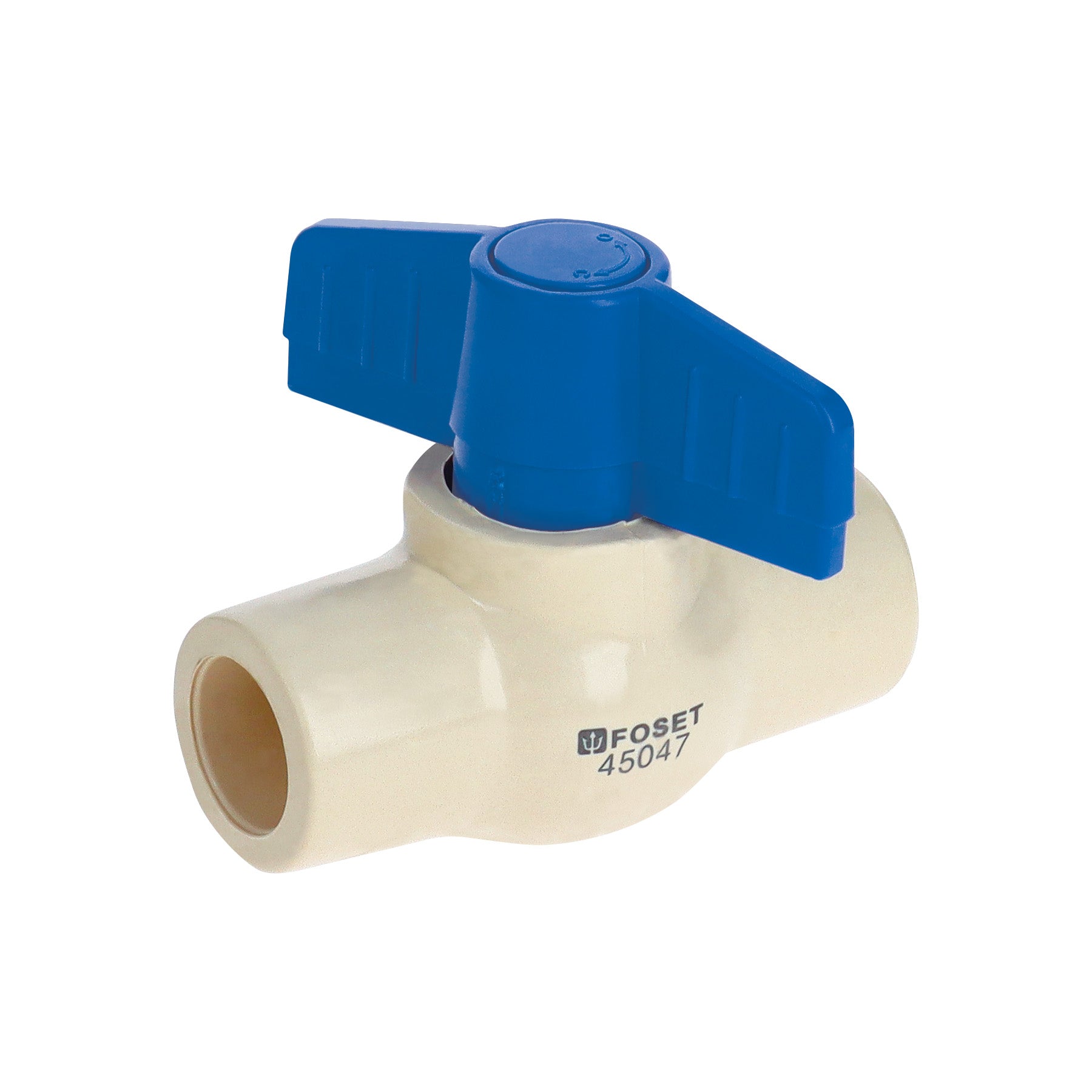 Válvula de esfera de CPVC de 1/2", Foset