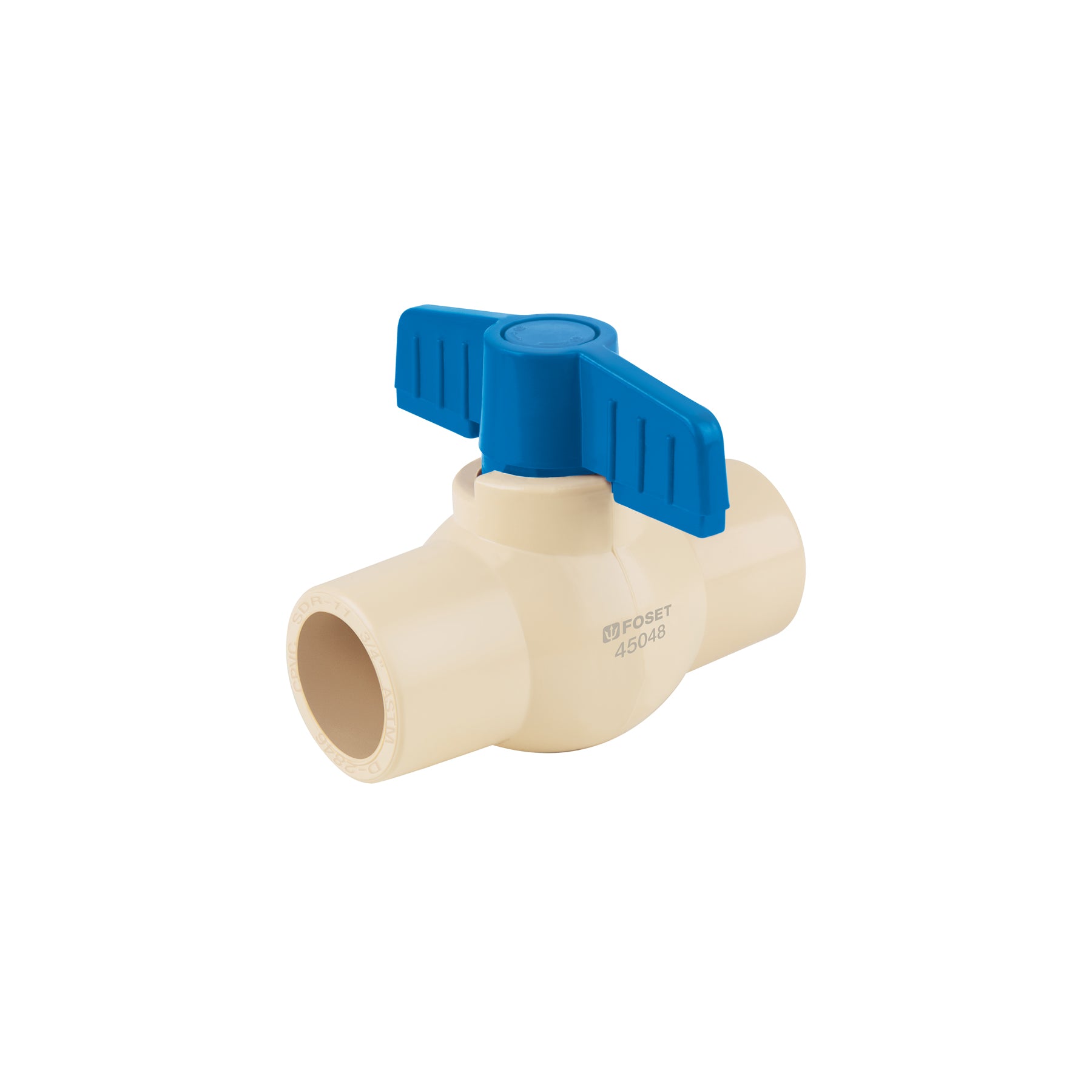 Válvula de esfera de CPVC de 3/4", Foset