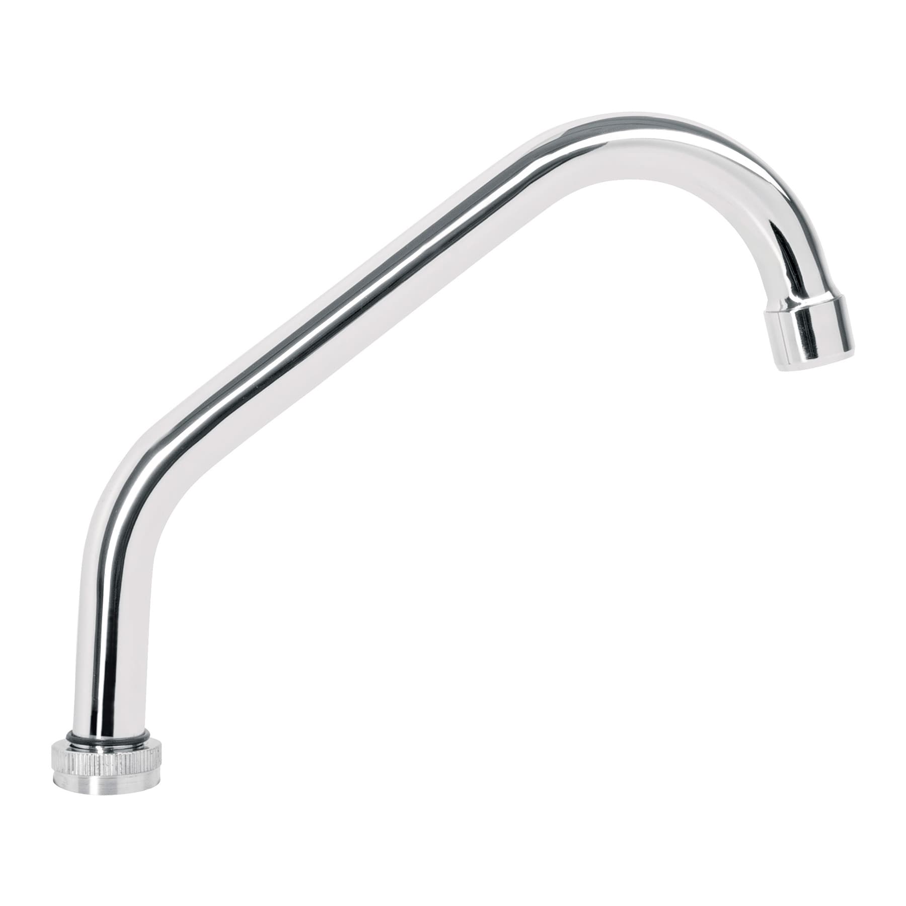 Cuello corto para mezcladora de fregadero, cromo, BASIC, Foset, CR-317, 49375