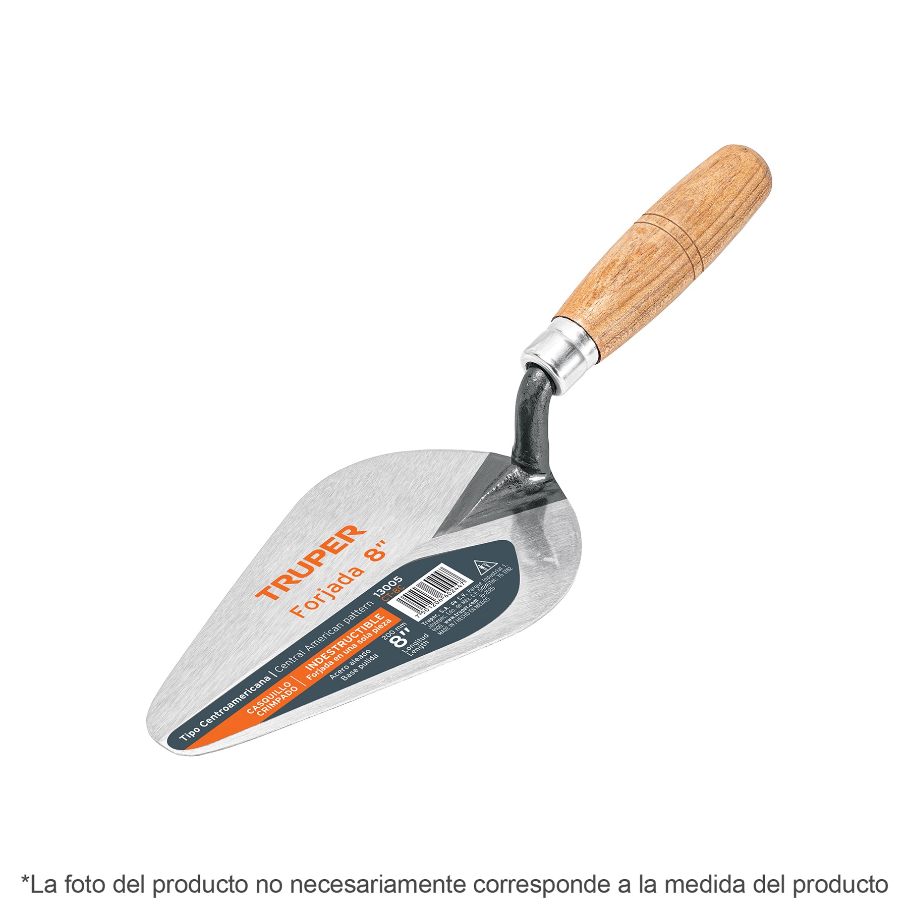 Cuchara para albañil 10" forjada tipo Centroamericana,Truper