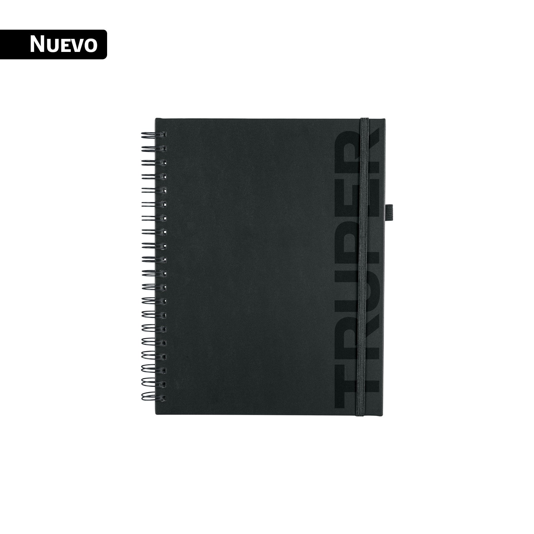 Cuaderno profesional A4 pasta dura espiral 100 hojas, Truper, CUA-27, 68090