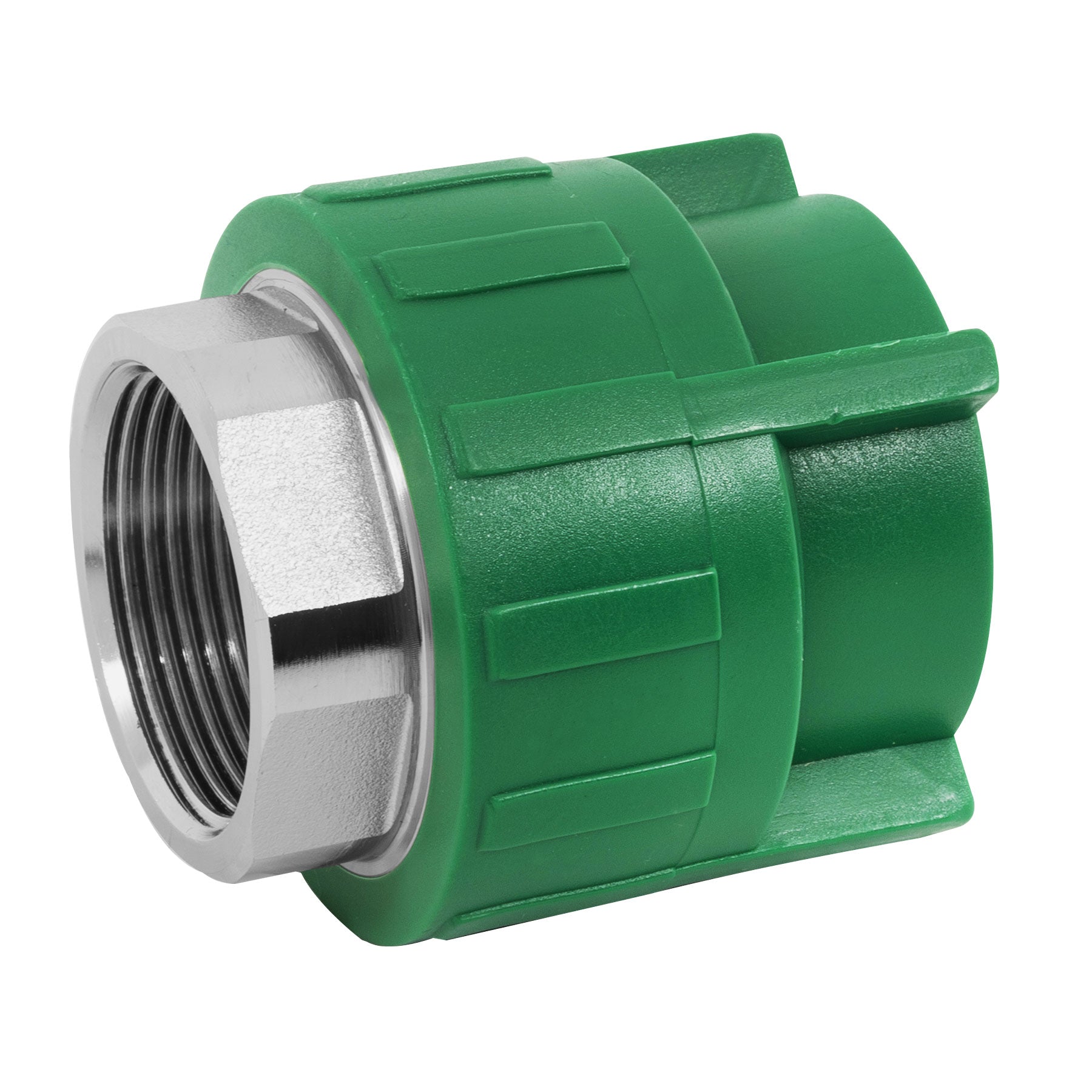Adaptador PPR 1-1/4" hembra con inserto metálico, Foset, CV-604, 45453