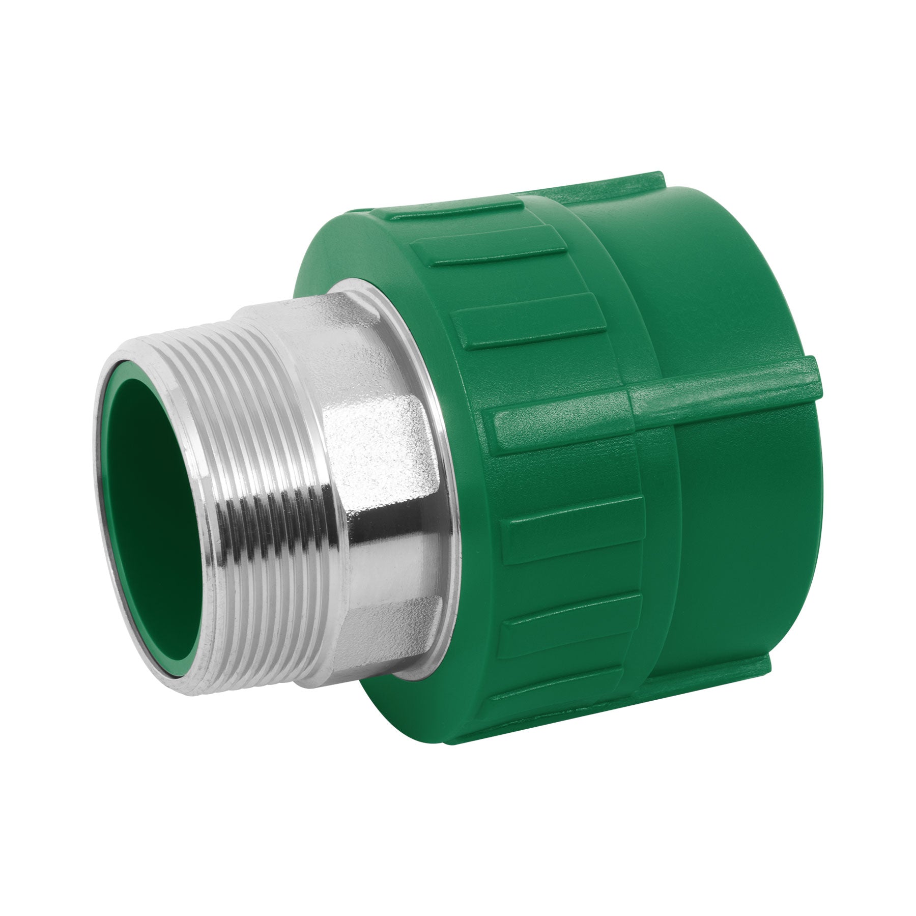 Adaptador PPR 2" macho con inserto metálico, Foset, CV-616, 45452