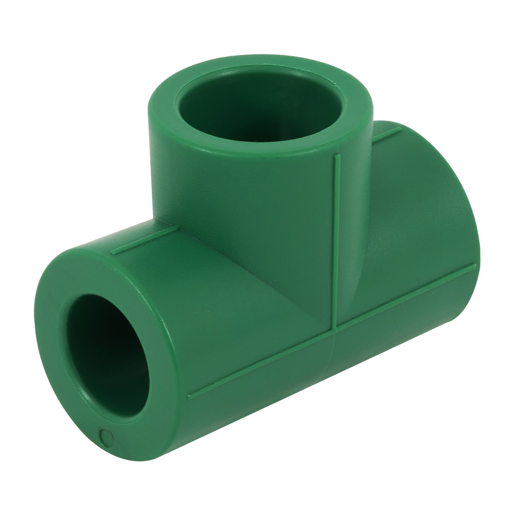 Tee reducida de PPR 3/4" x 1/2" x 3/4", Foset, CV-723, 49845