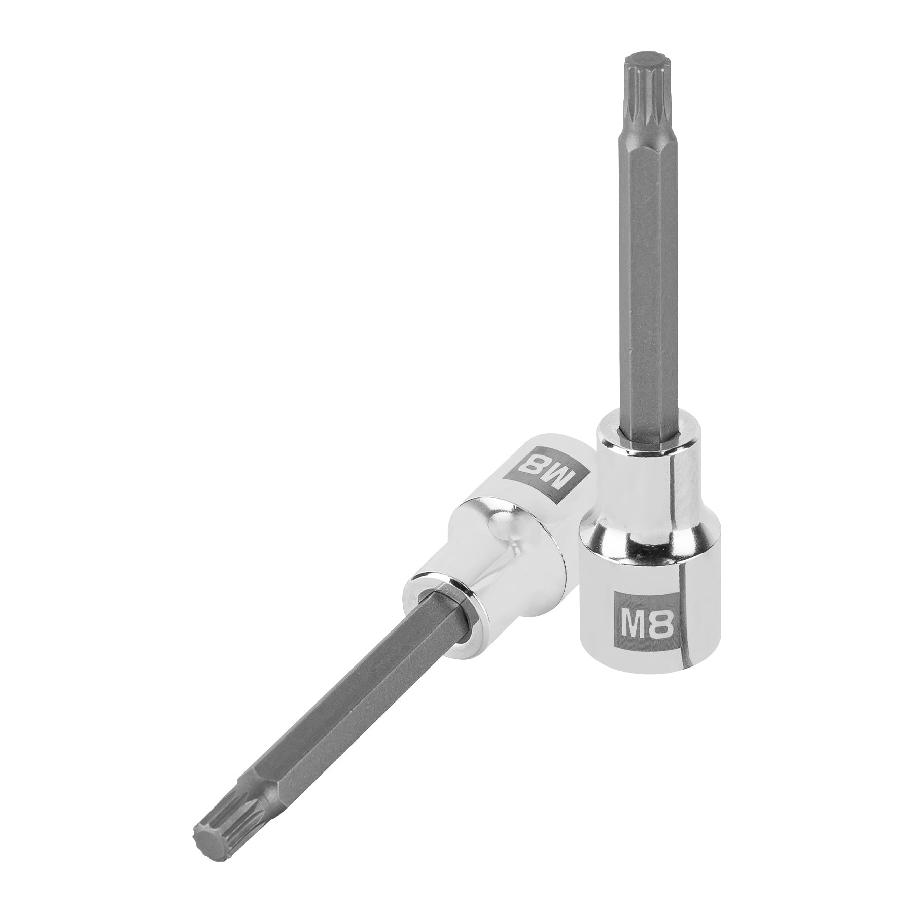 Dado punta larga bristol M8, cuadro 1/2", Truper